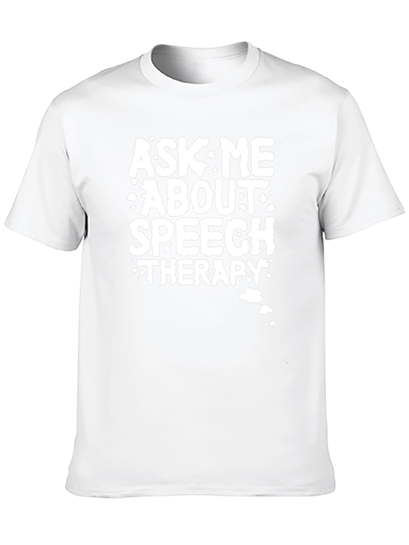 Camiseta Negra: Pregúntame sobre Terapia del Habla