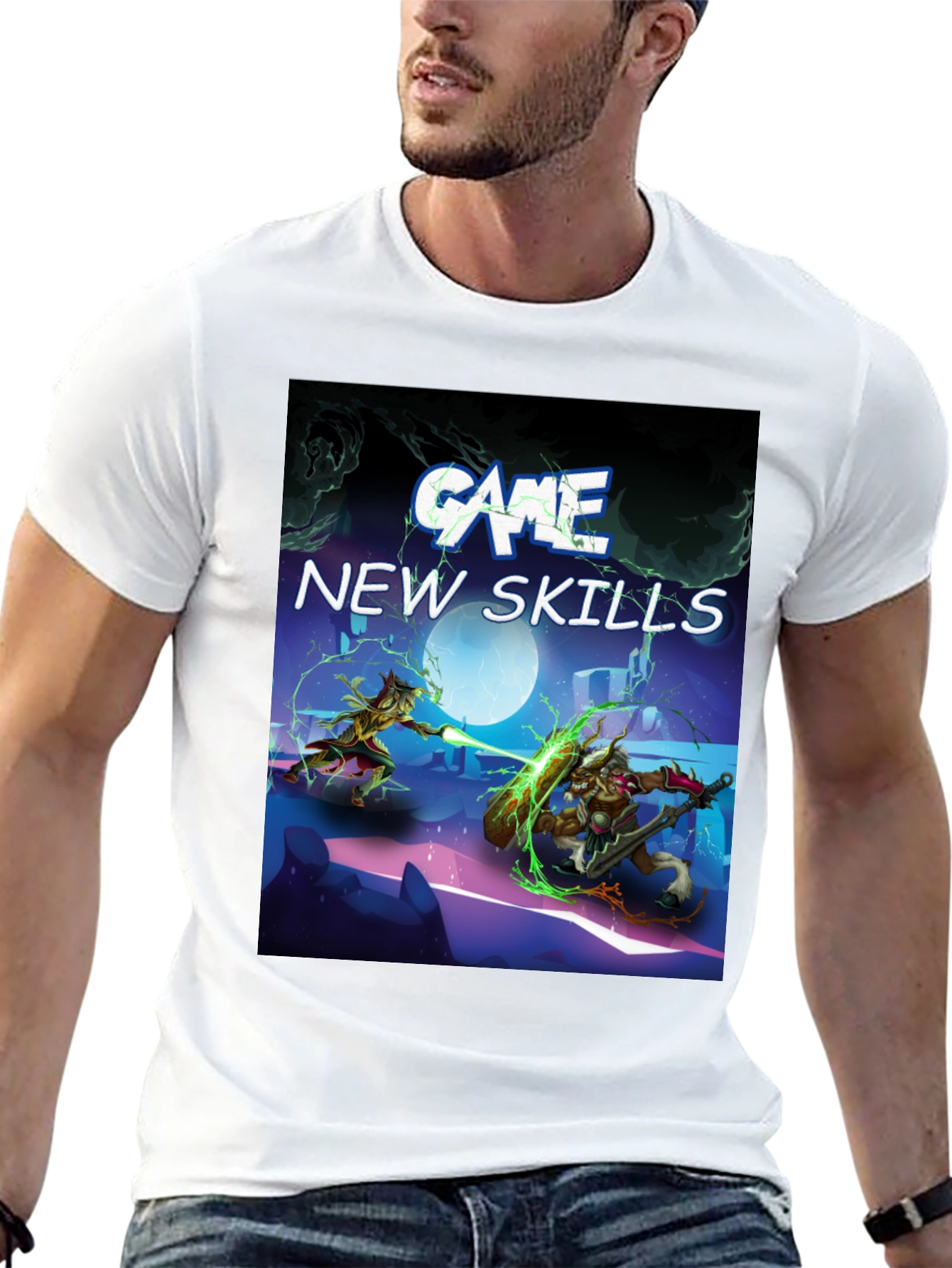 Camiseta Negra Juego - Nuevas Habilidades
