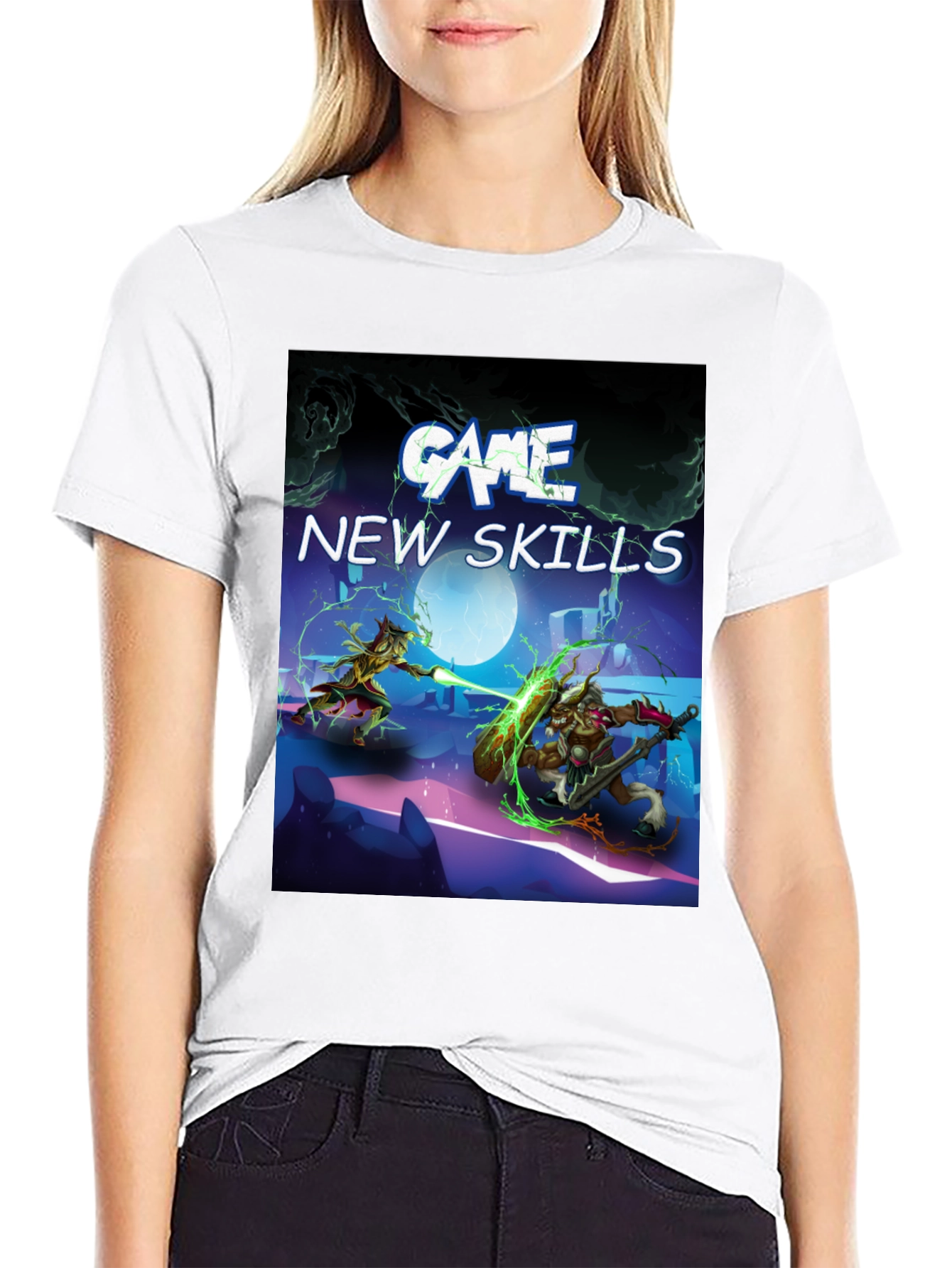 Camiseta Negra Juego - Nuevas Habilidades