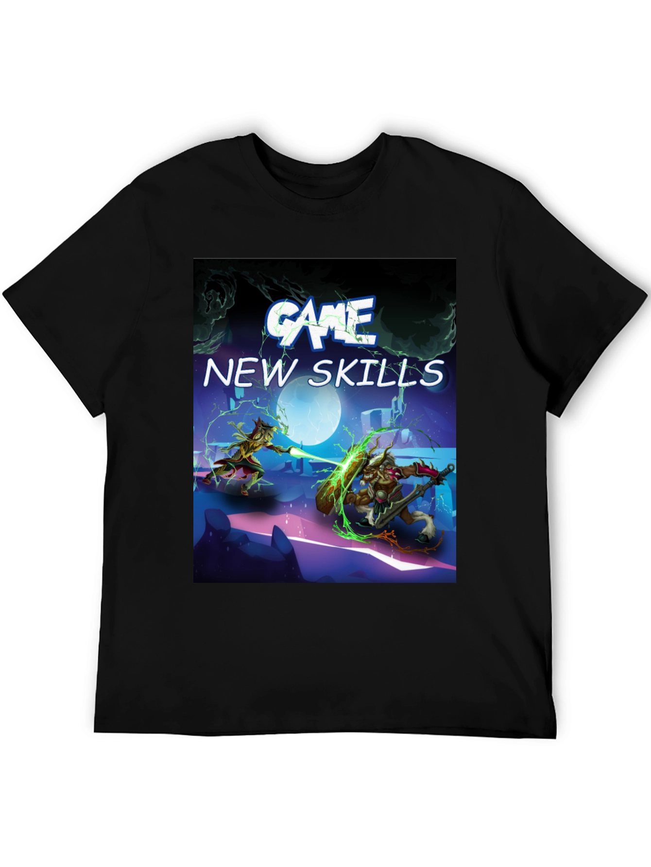 Camiseta Negra Juego - Nuevas Habilidades