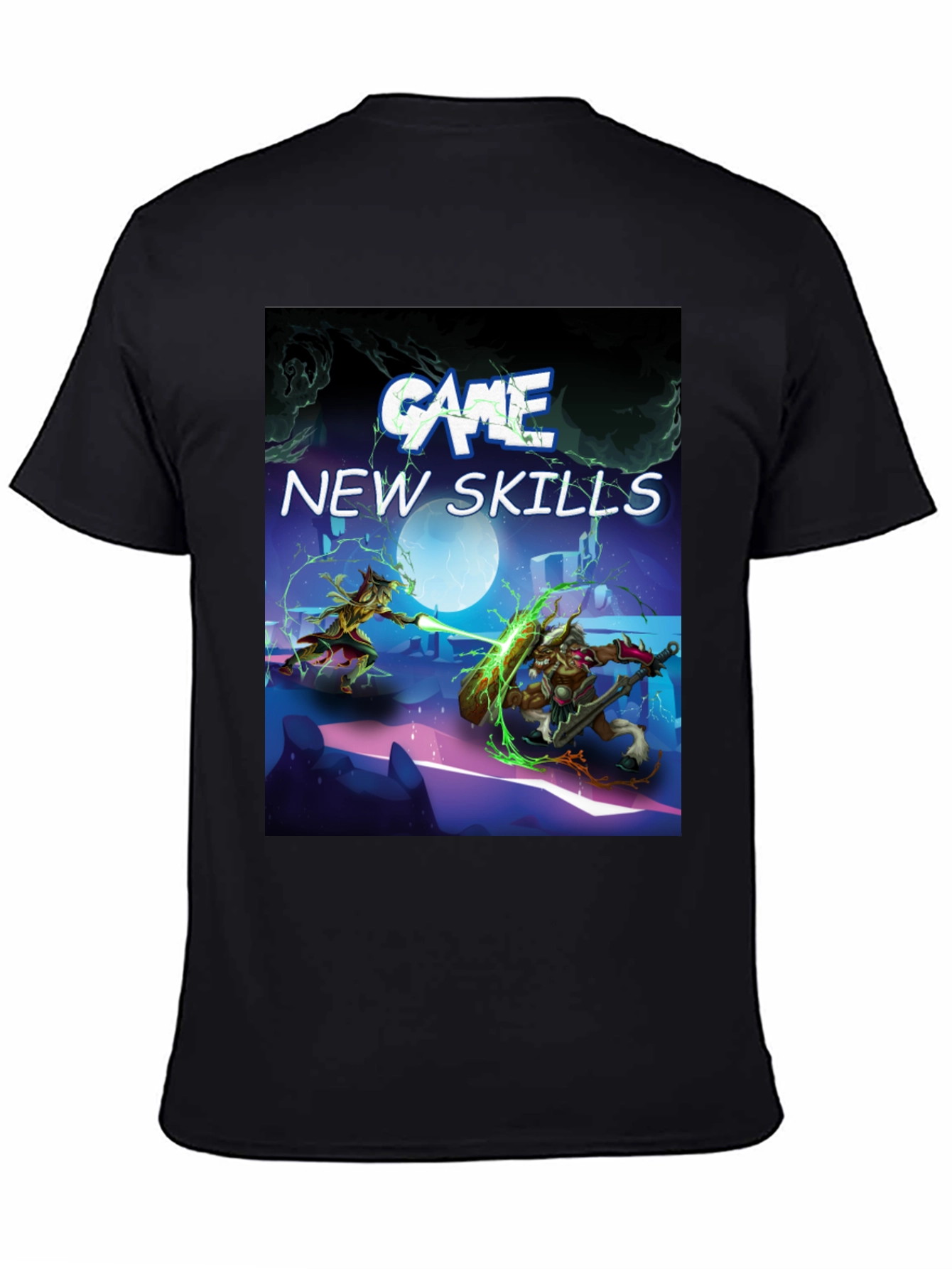 Camiseta Negra Juego - Nuevas Habilidades