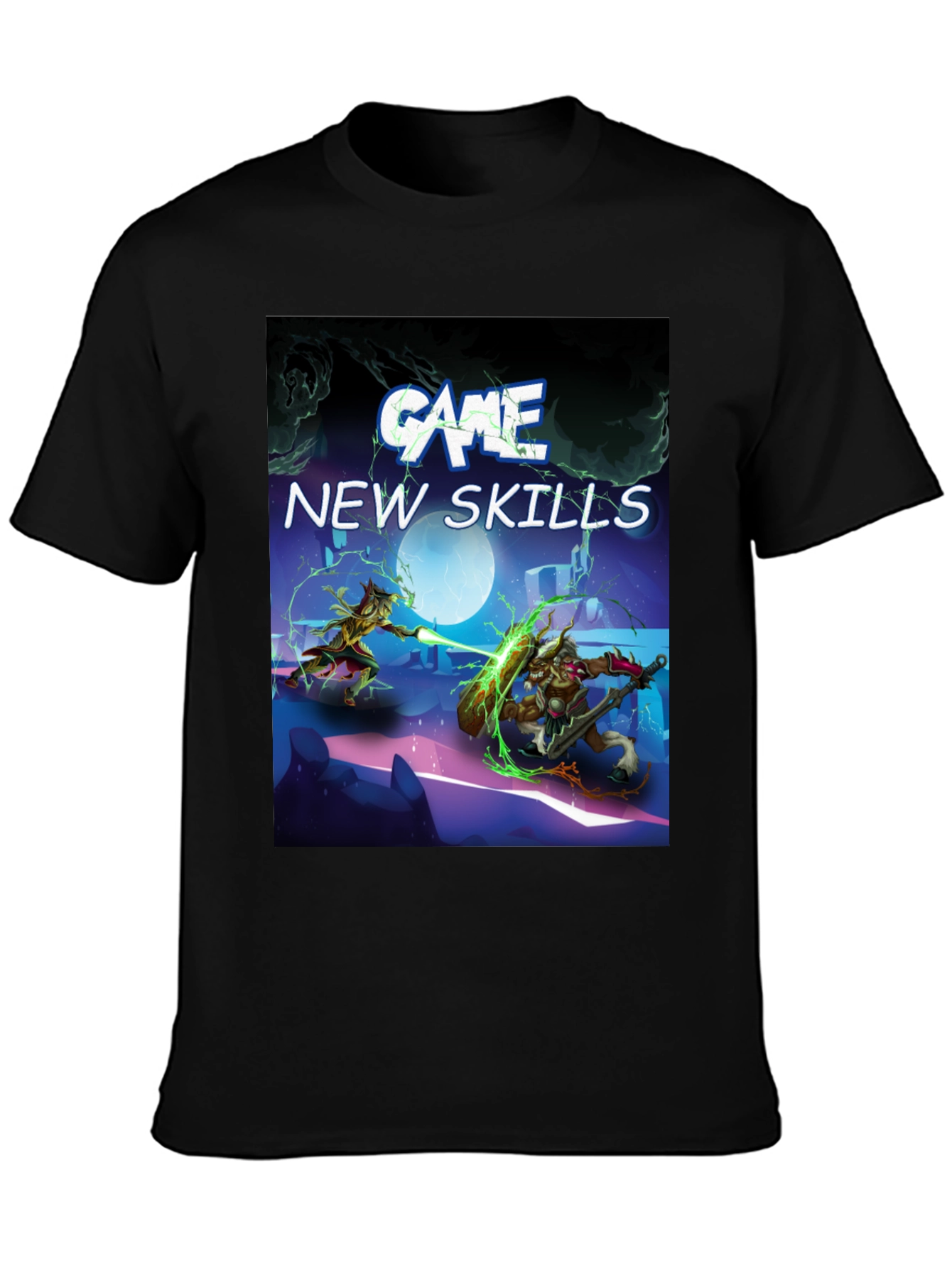 Camiseta Negra Juego - Nuevas Habilidades