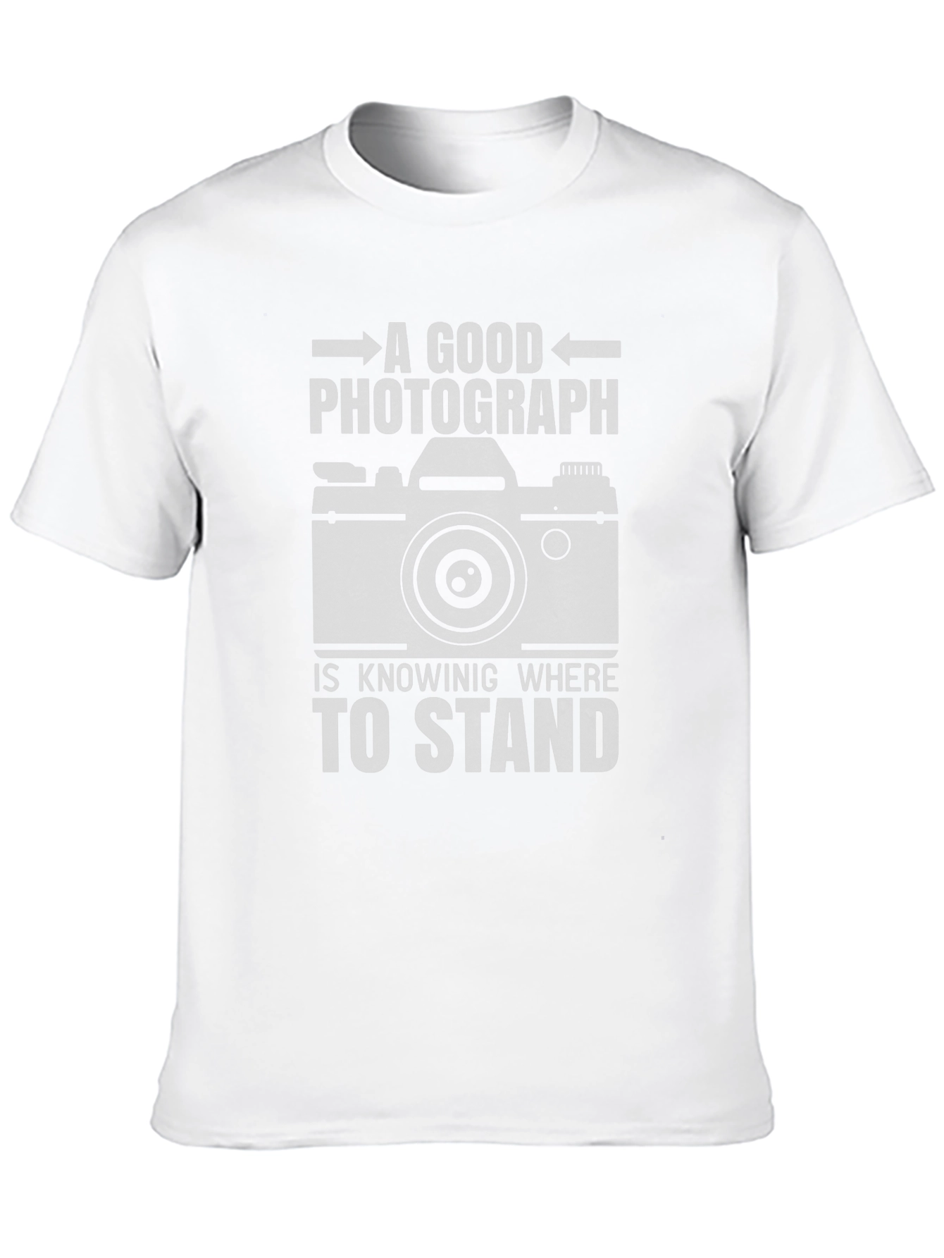 Camiseta Fotografía: Un Buen Fotógrafo