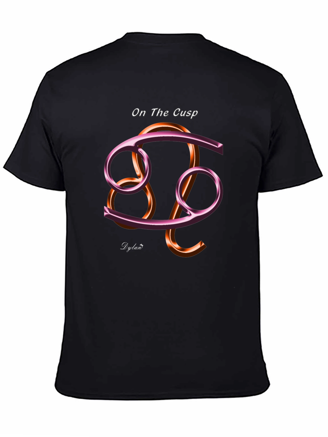 Camiseta Negra On The Cusp Dylan
