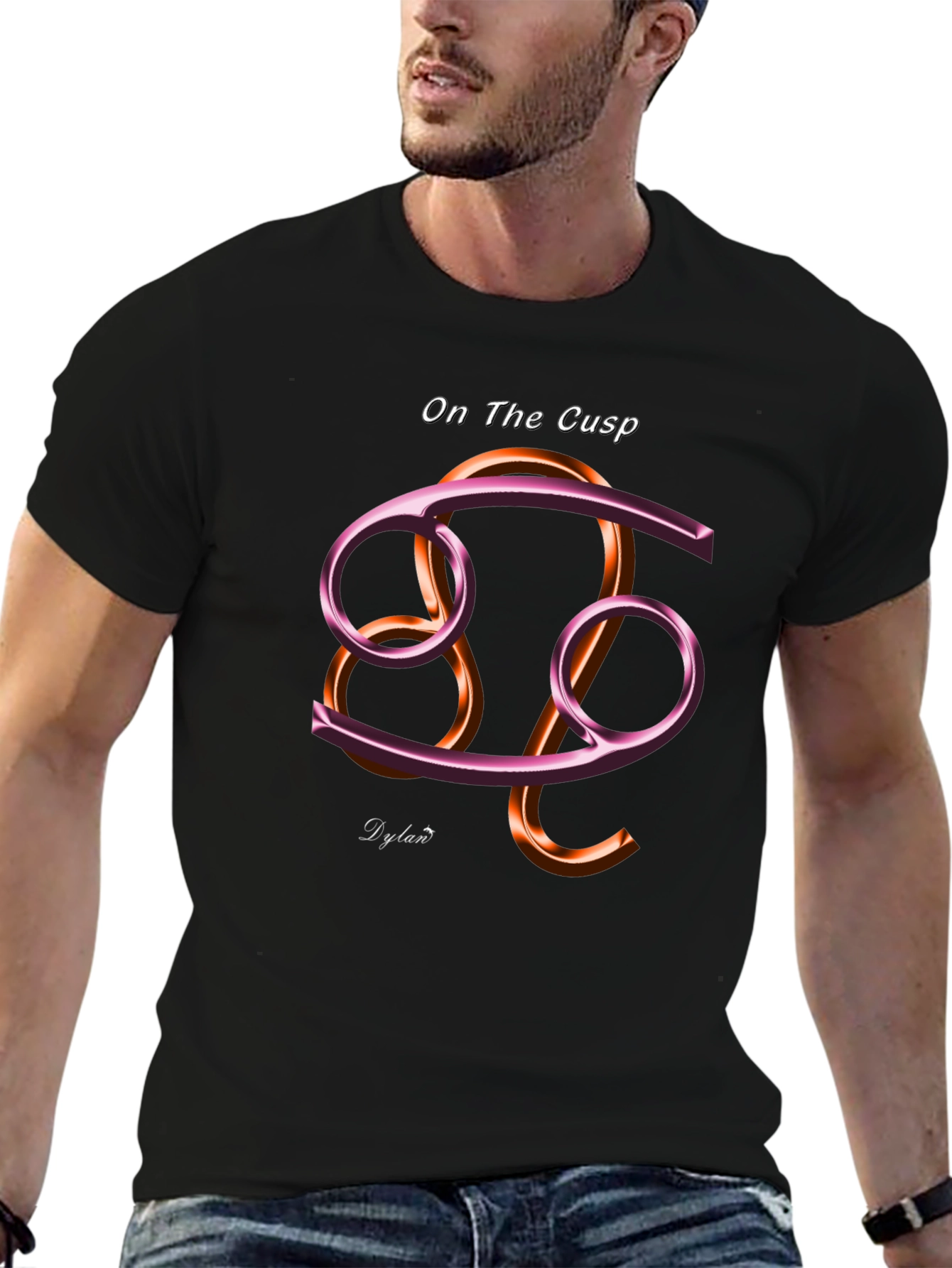 Camiseta Negra On The Cusp Dylan
