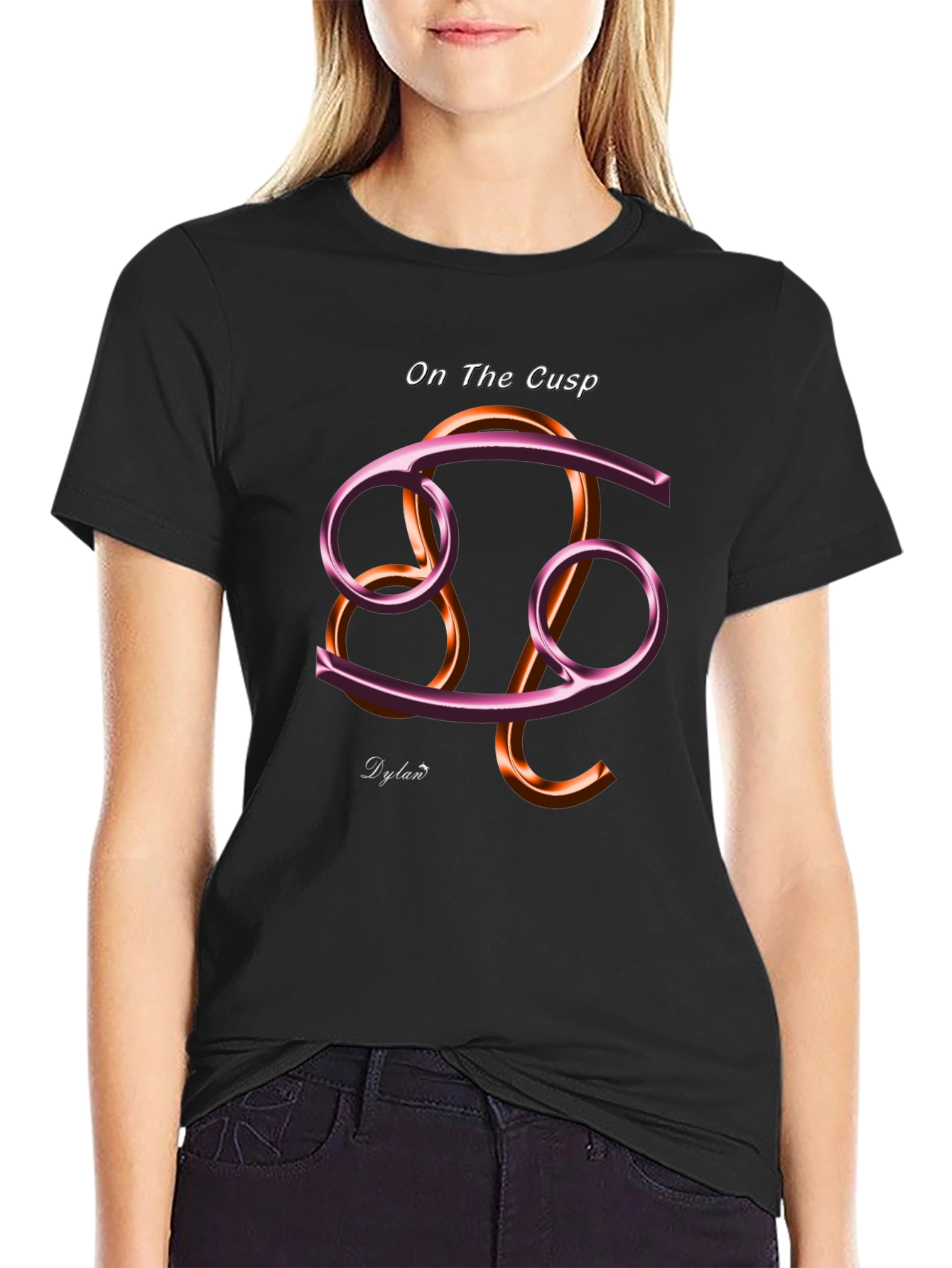 Camiseta Negra On The Cusp Dylan