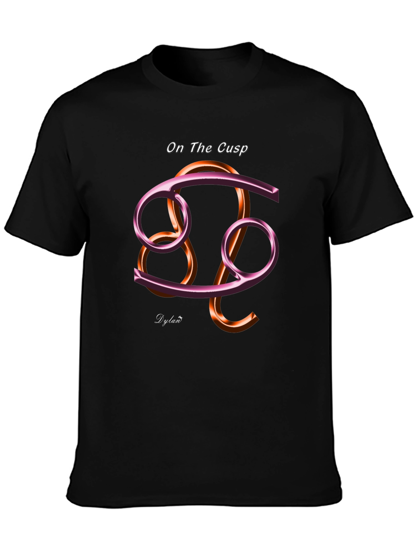 Camiseta Negra On The Cusp Dylan