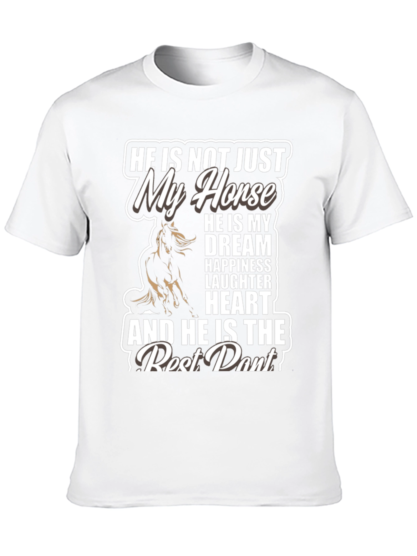 Camiseta Negra Mi Caballo