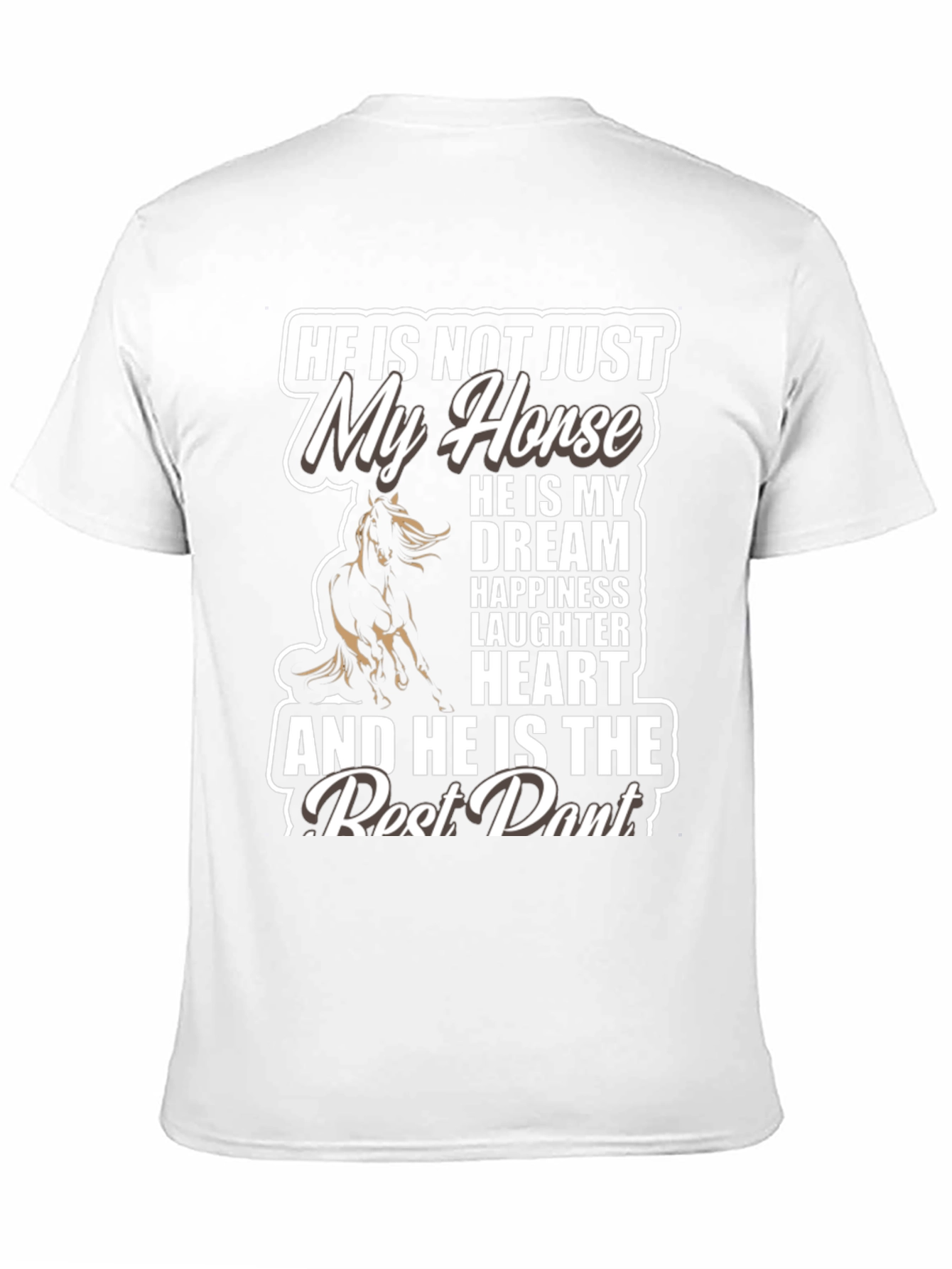 Camiseta Negra Mi Caballo