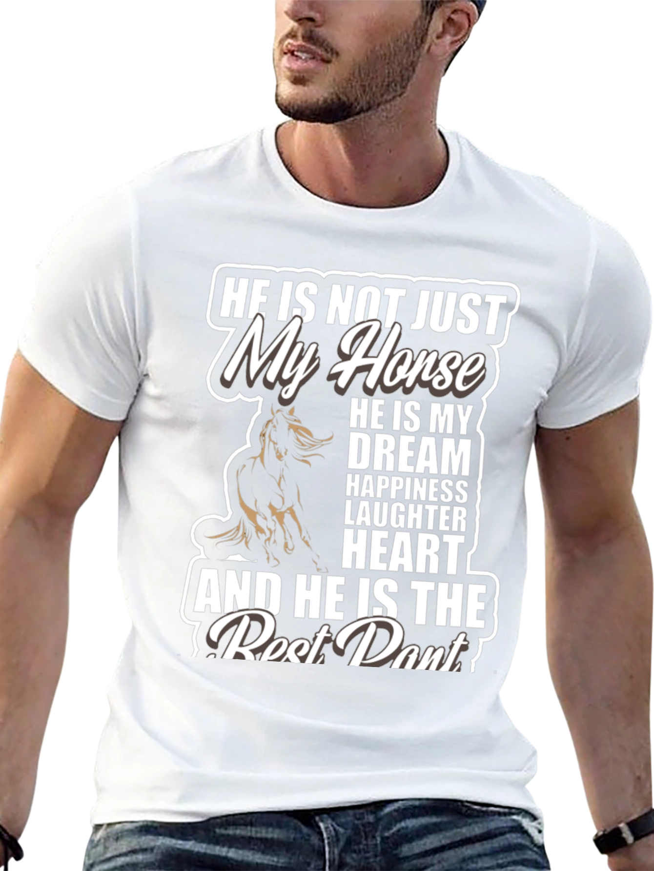 Camiseta Negra Mi Caballo