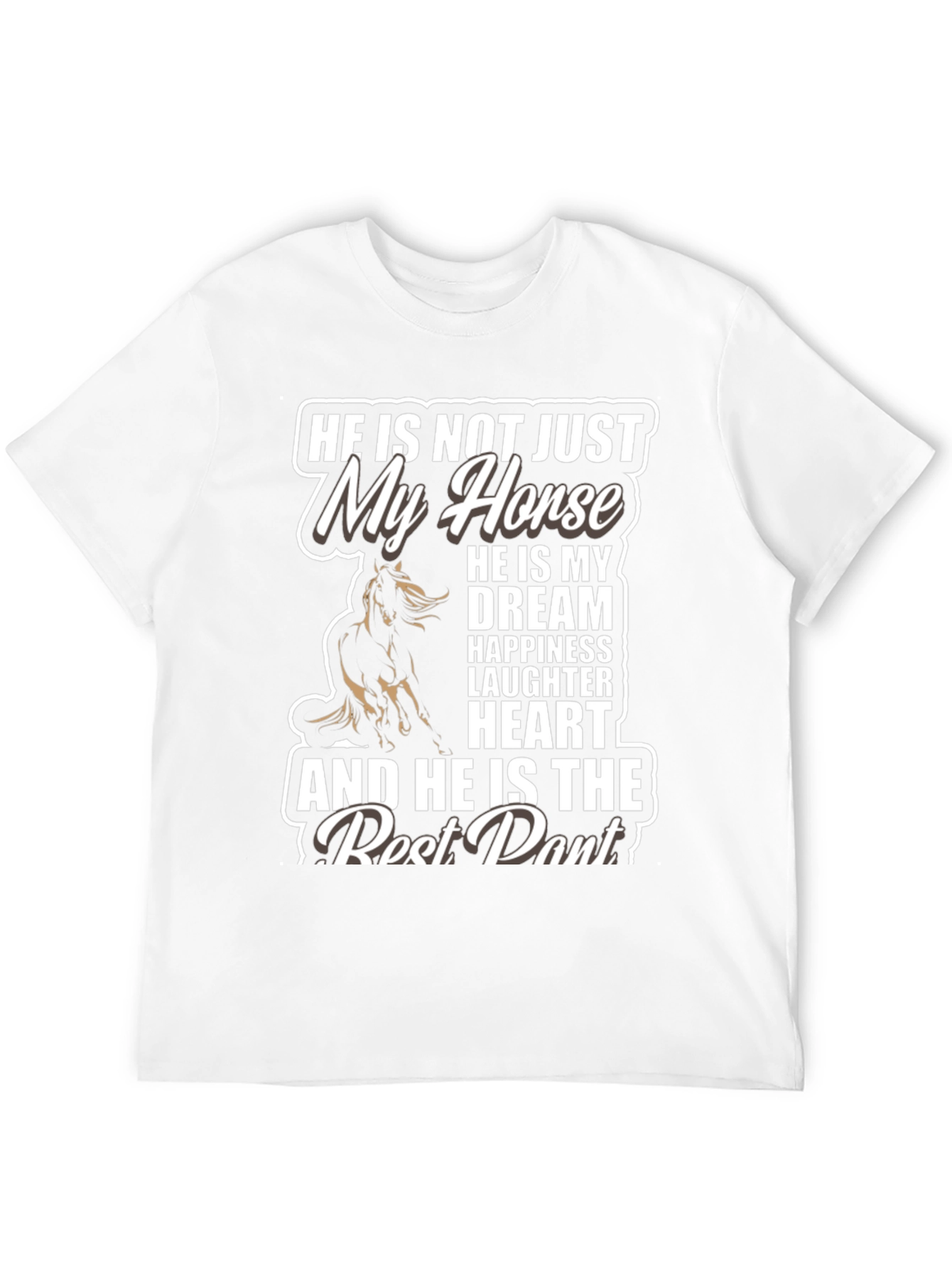 Camiseta Negra Mi Caballo