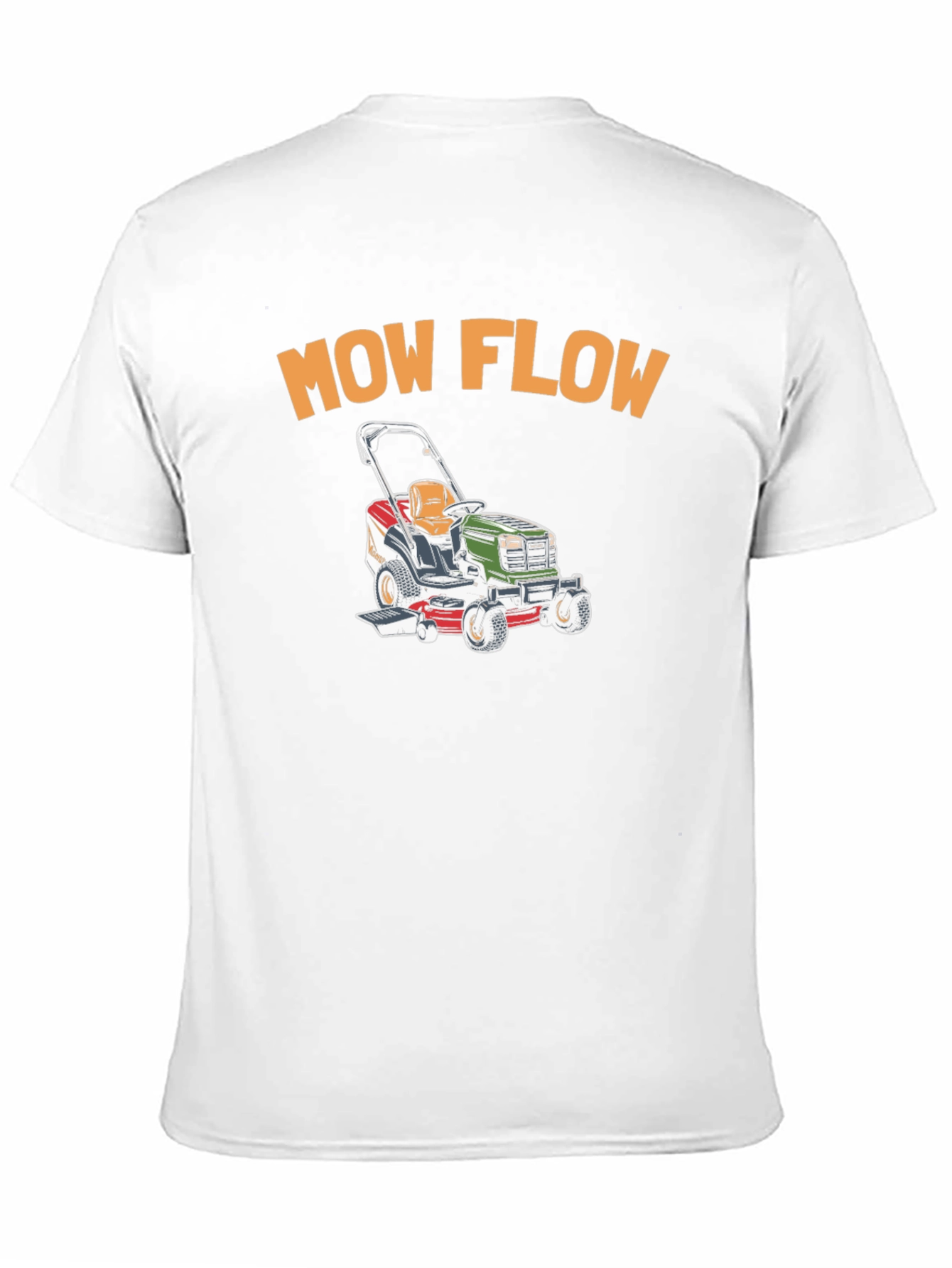 Camiseta Negra Mow Flow para Amantes del Jardín