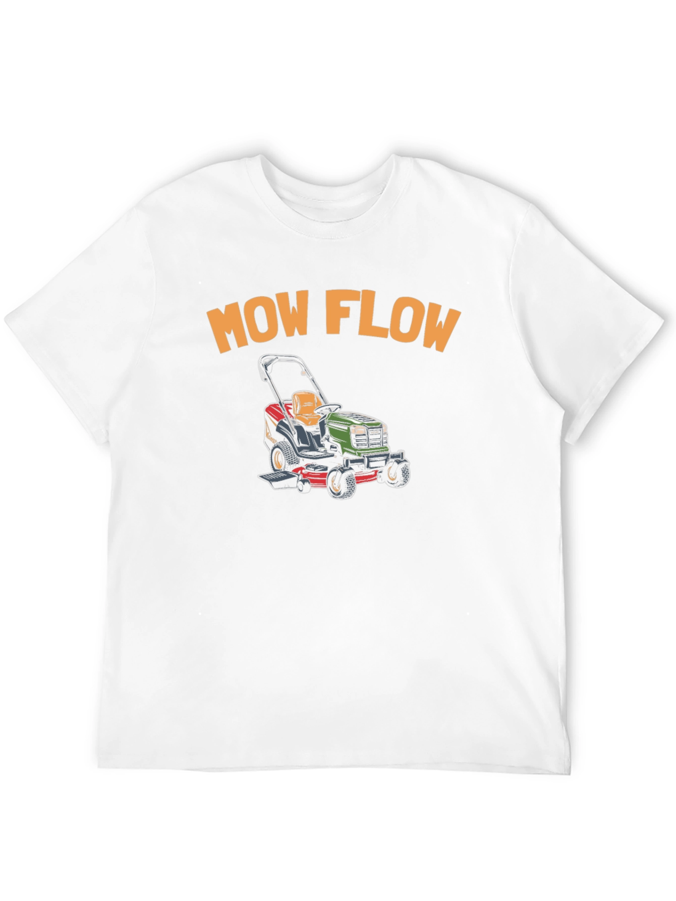 Camiseta Negra Mow Flow para Amantes del Jardín