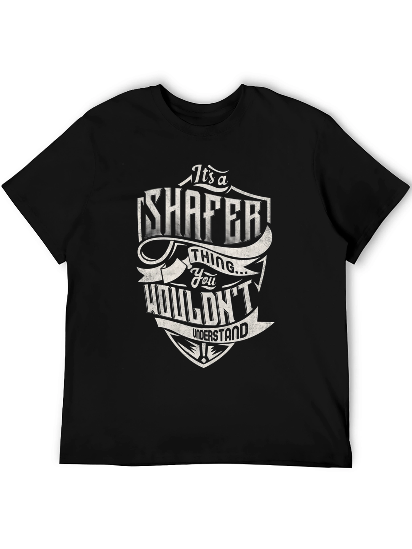 Camiseta Negra Shafer Thing You Wouldnt Understand