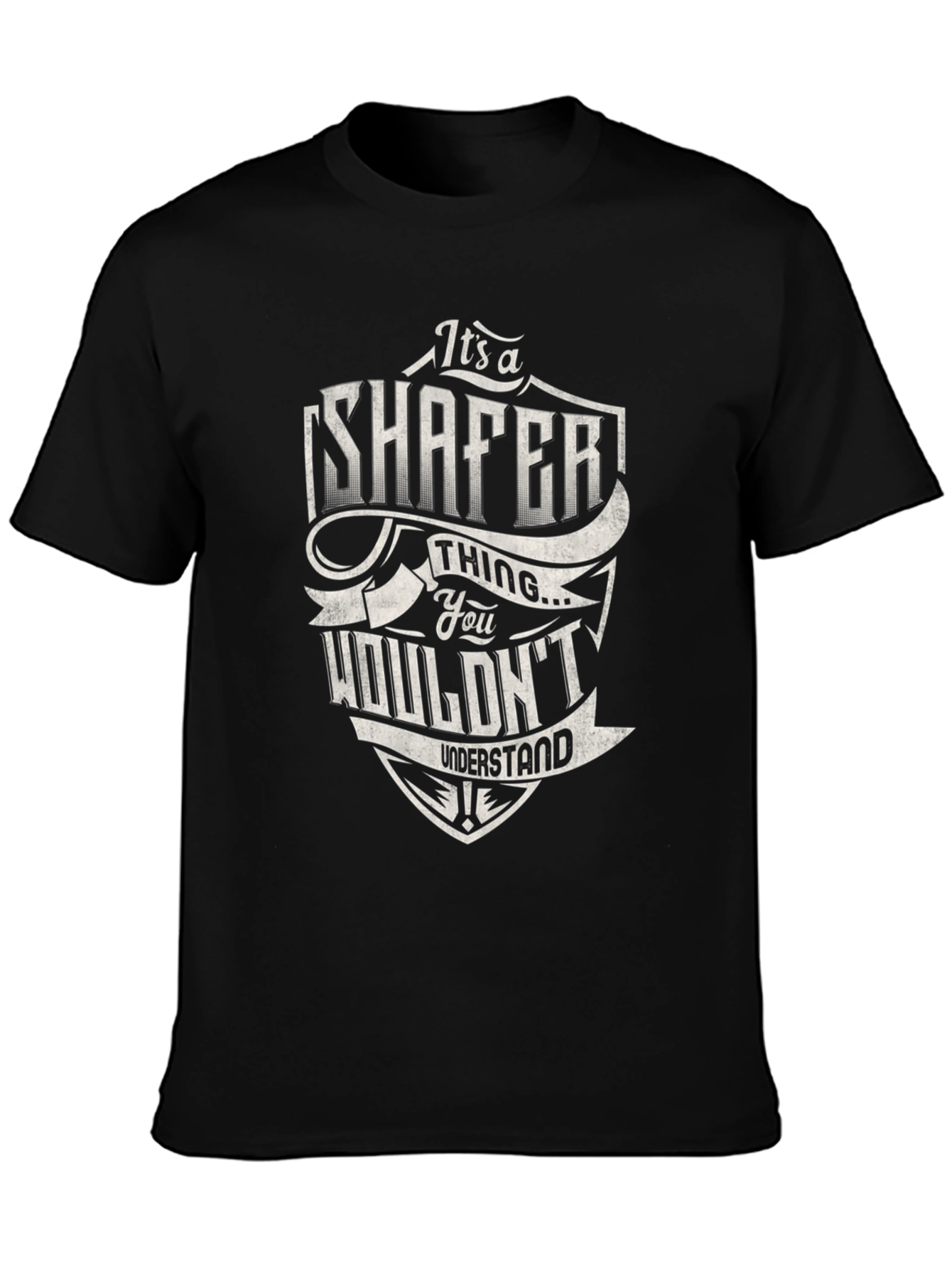 Camiseta Negra Shafer Thing You Wouldnt Understand