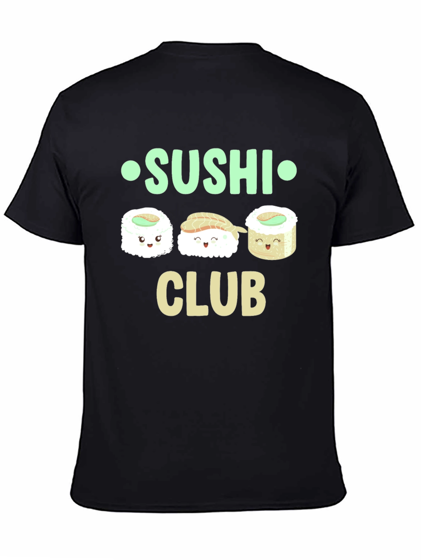 Camiseta Negra Sushi Club