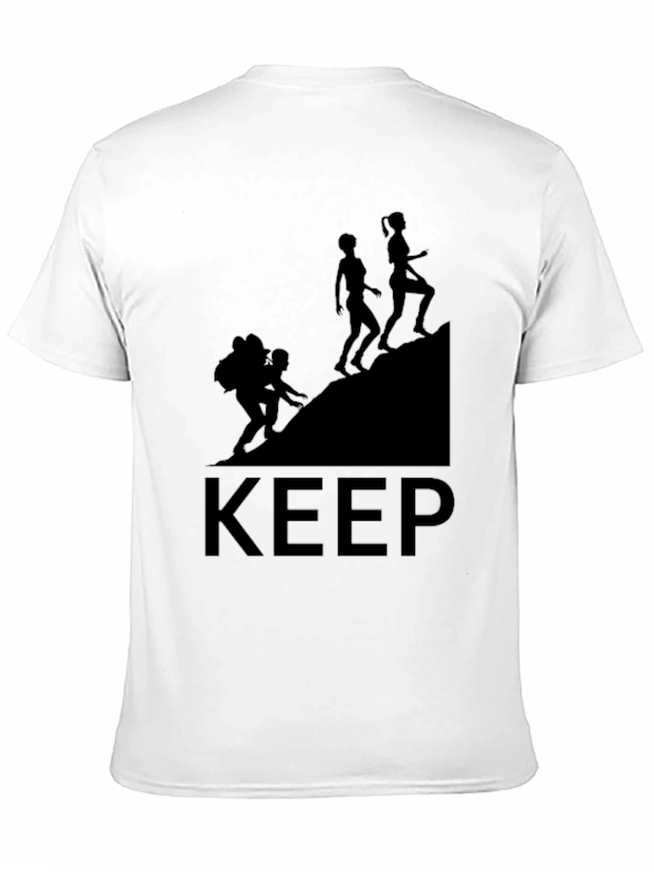 Camiseta Negra Keep Climbing