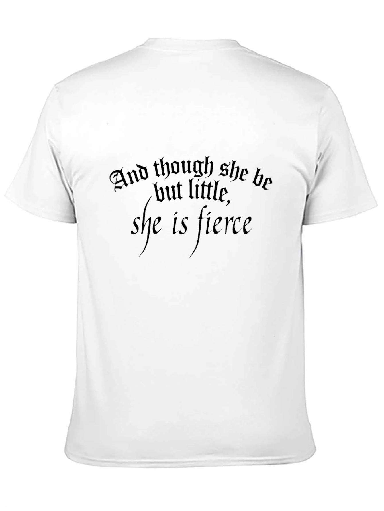 Camiseta Negra: Aunque pequeña es feroz