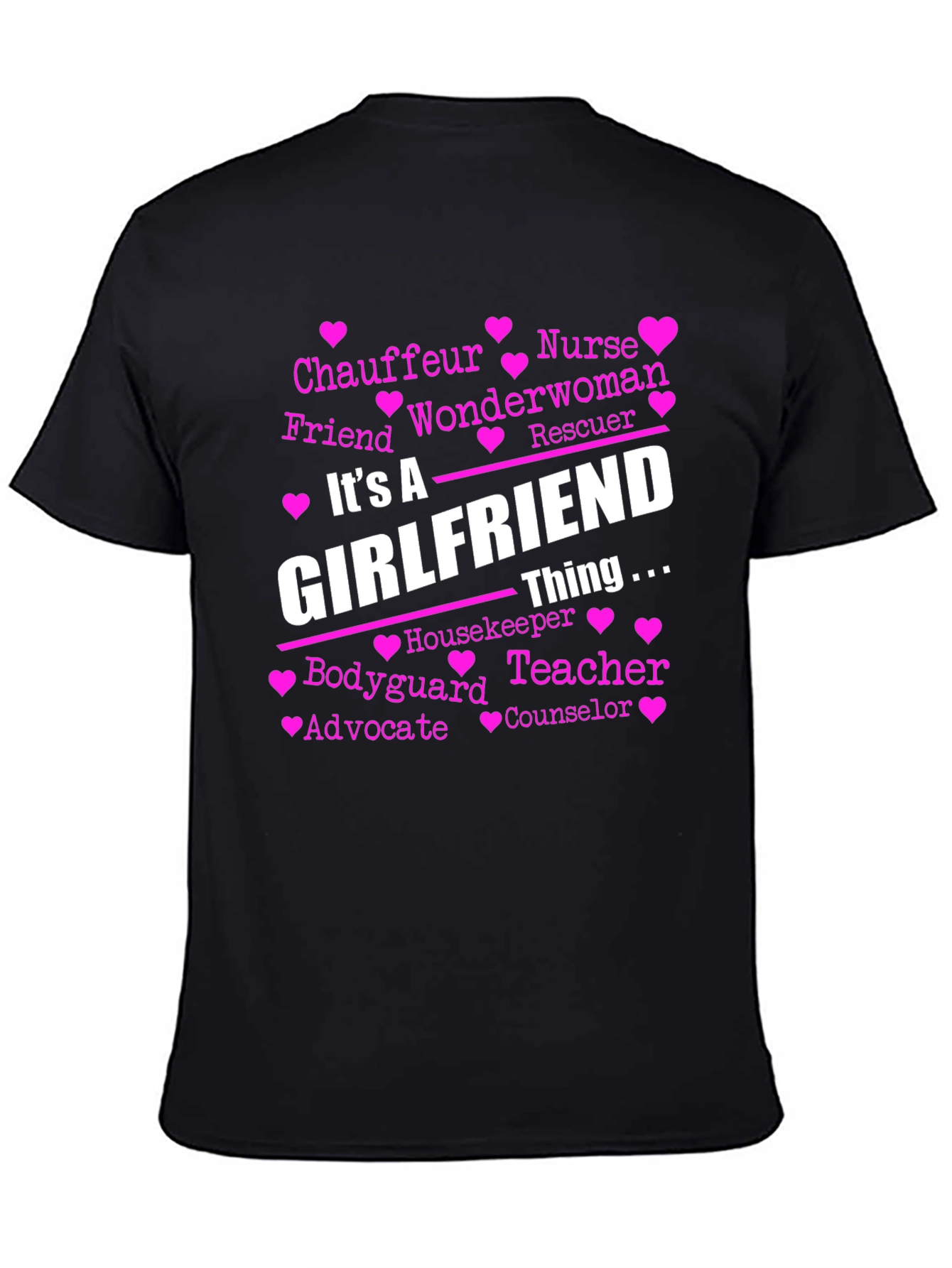 Camiseta Negra Its A Girlfriend Thing