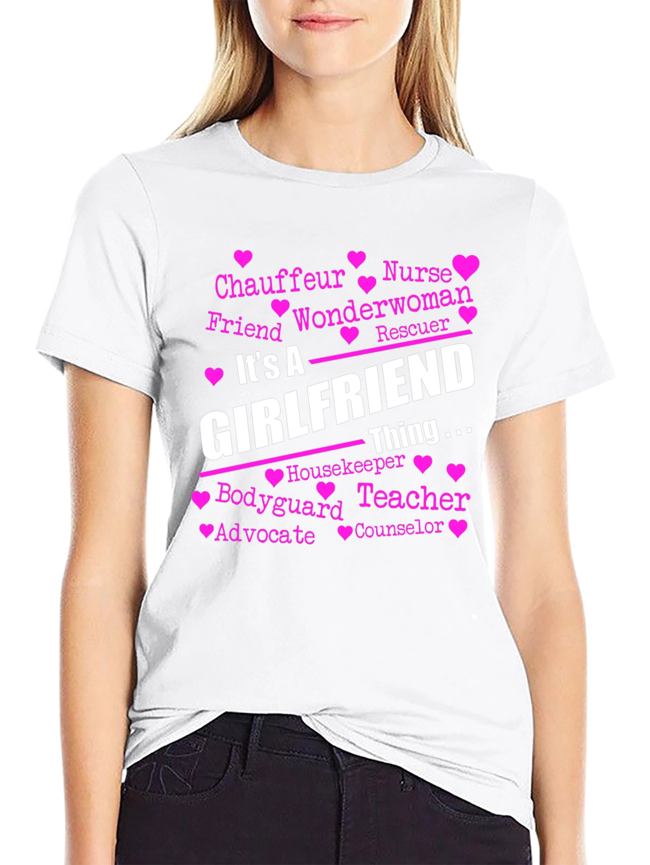 Camiseta Negra Its A Girlfriend Thing