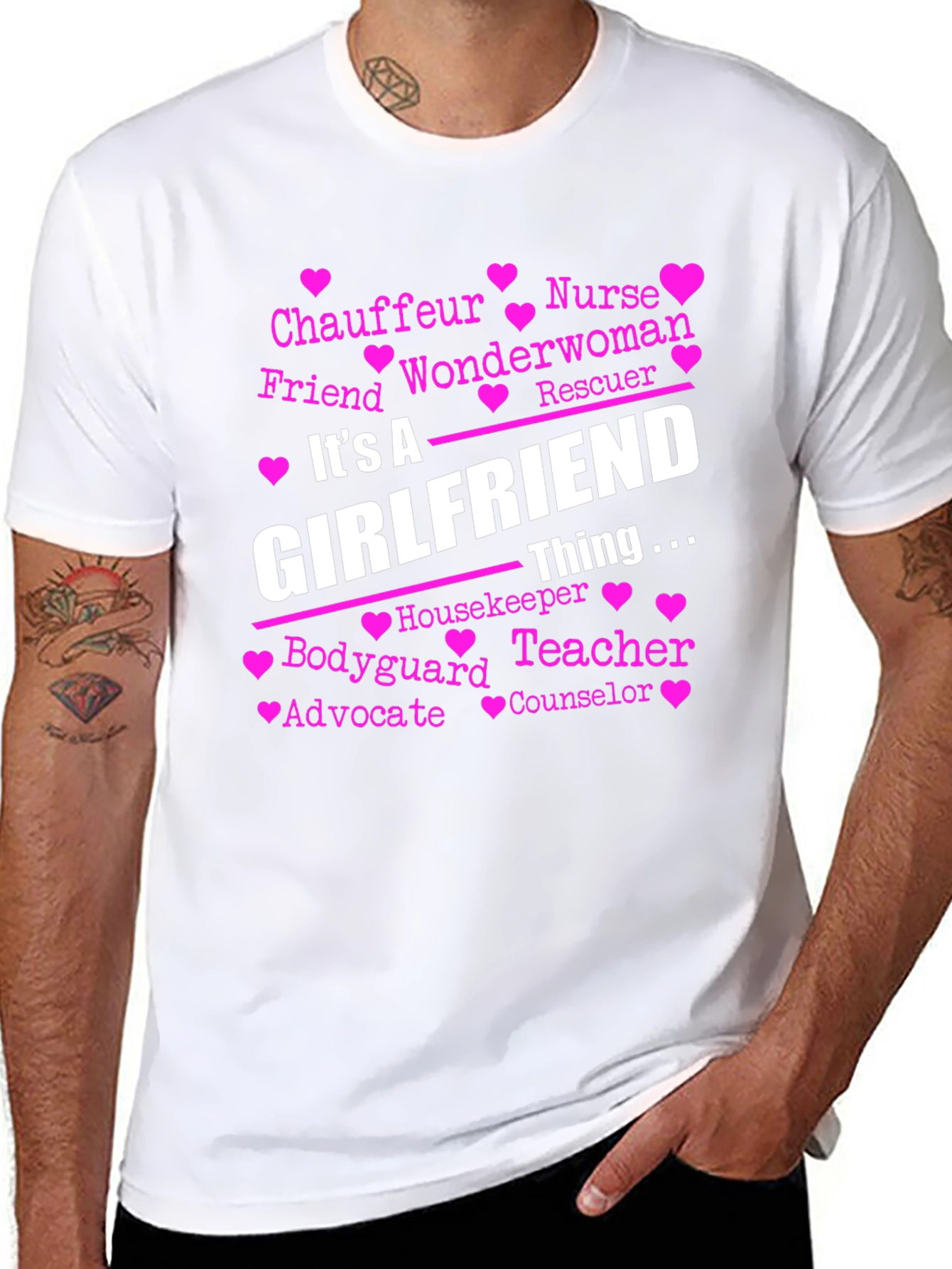 Camiseta Negra Its A Girlfriend Thing