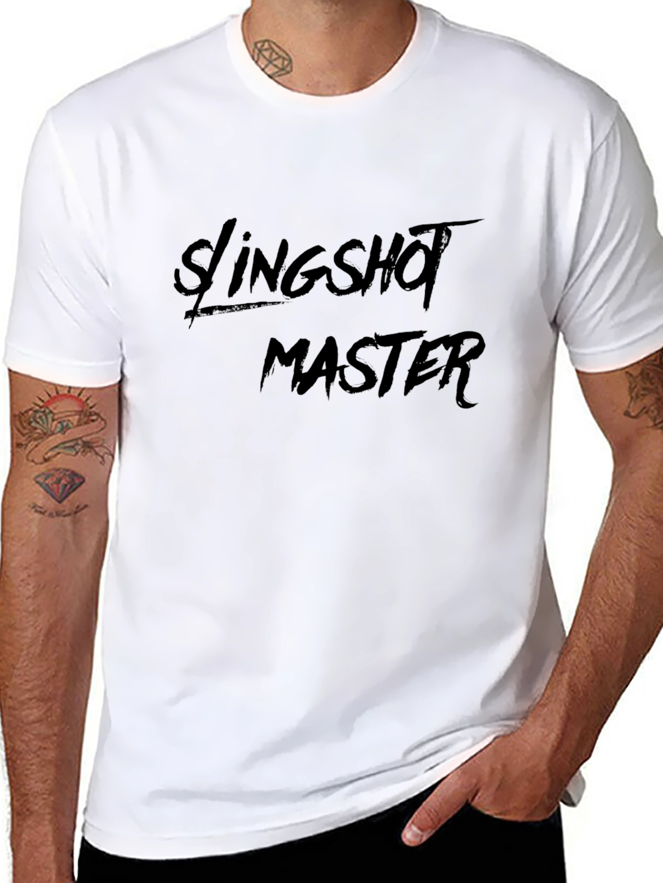 Camiseta Negra Slingshot Master Casual