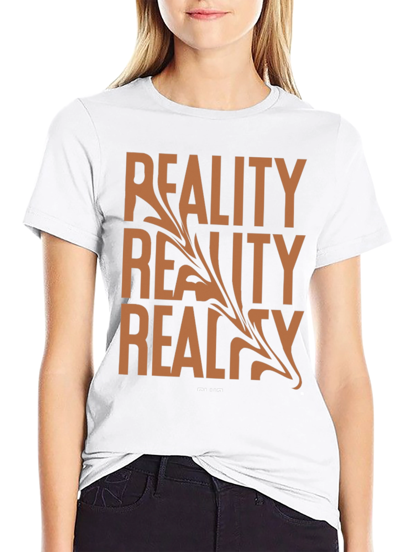 Camiseta Negra Hombre Reality