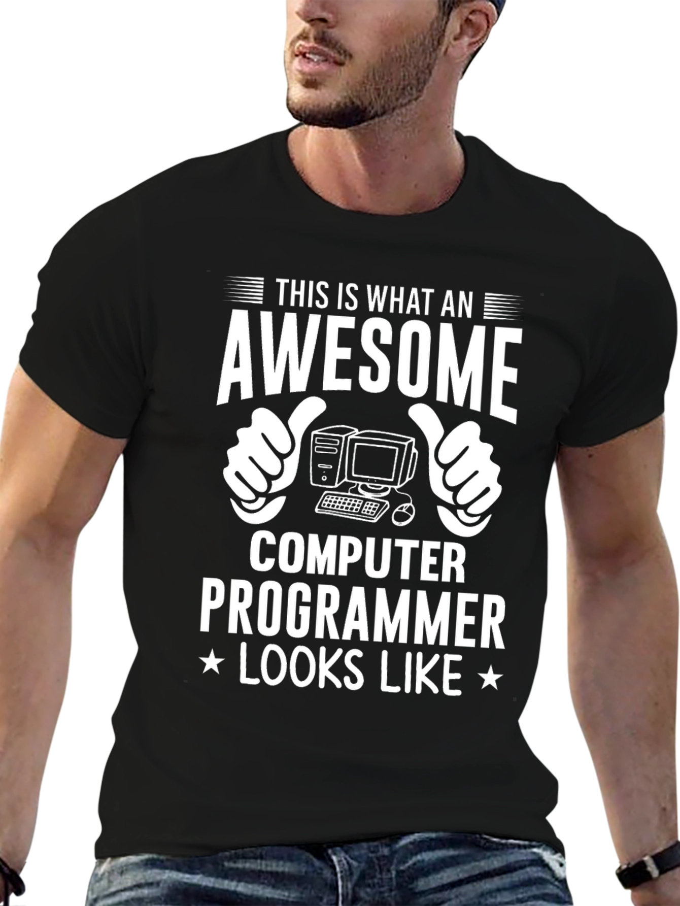 Camiseta Programador Awesome Looks Like