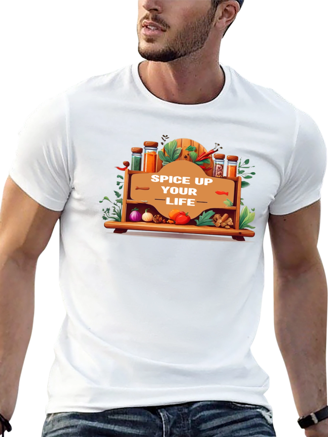 Camiseta Negra Spice Up Your Life