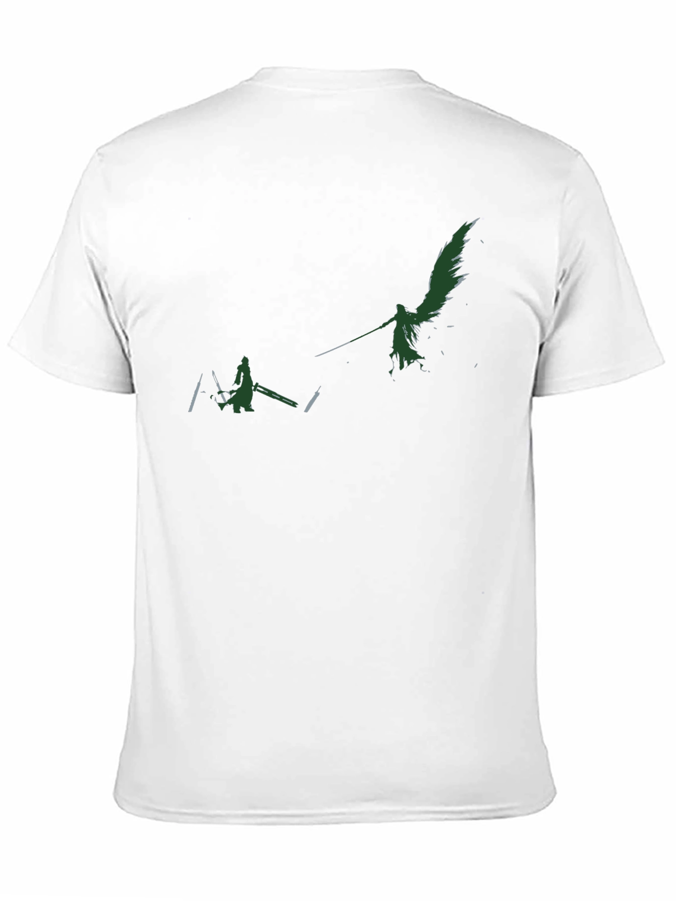 Camiseta Negra con Diseño de Personajes de Videojuegos