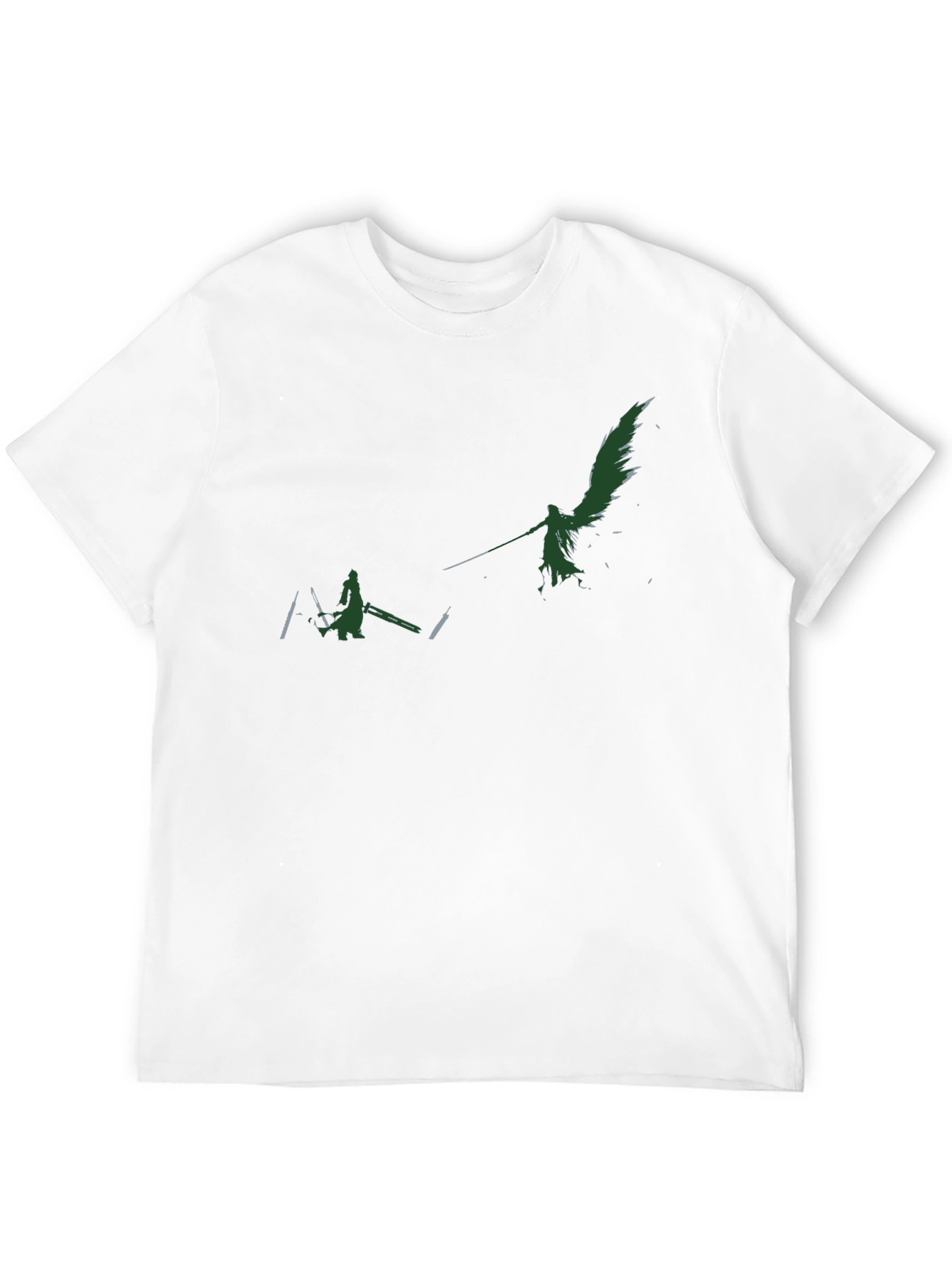 Camiseta Negra con Diseño de Personajes de Videojuegos