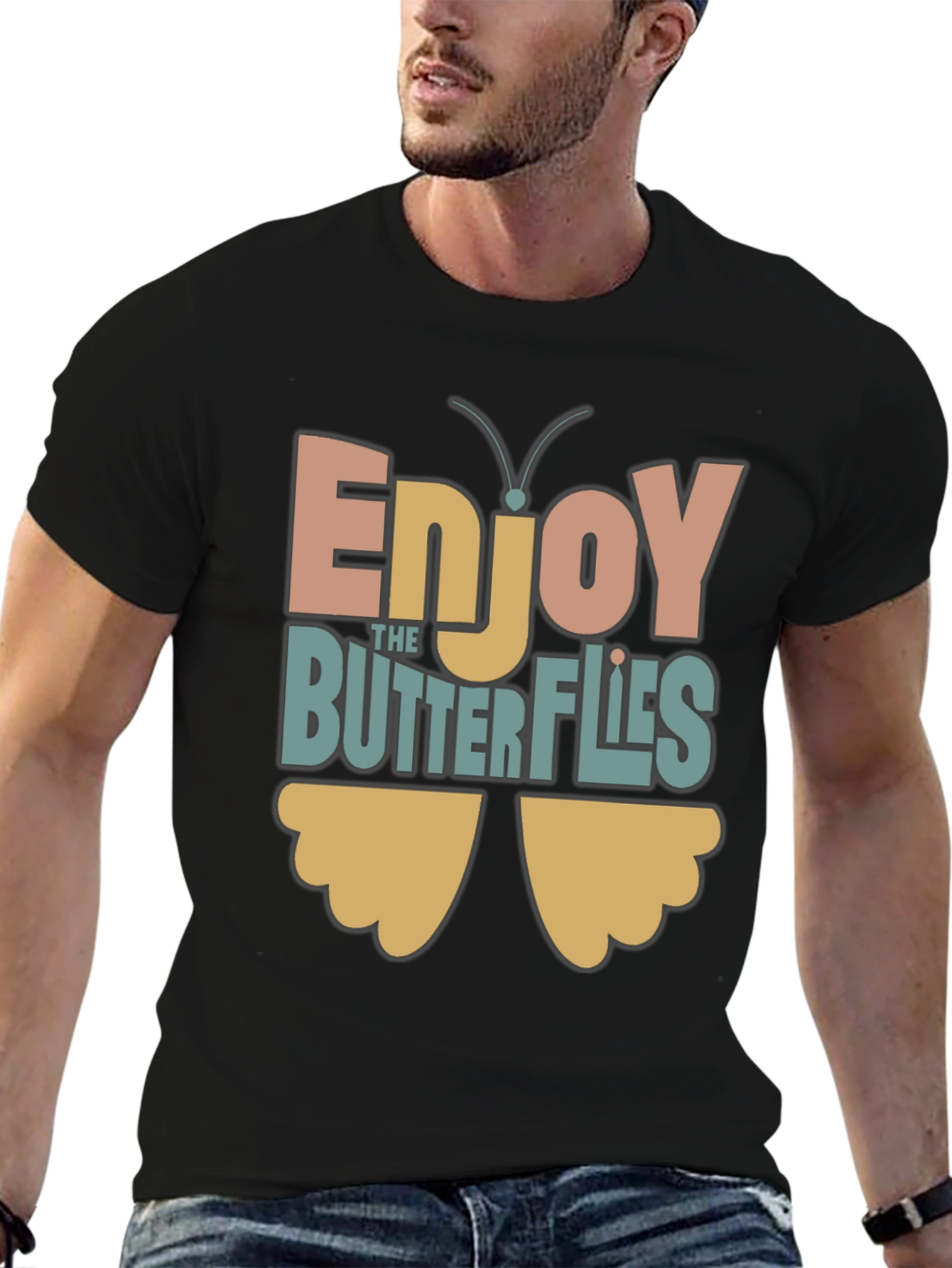 Camiseta Enjoy the Butterflies para Hombre