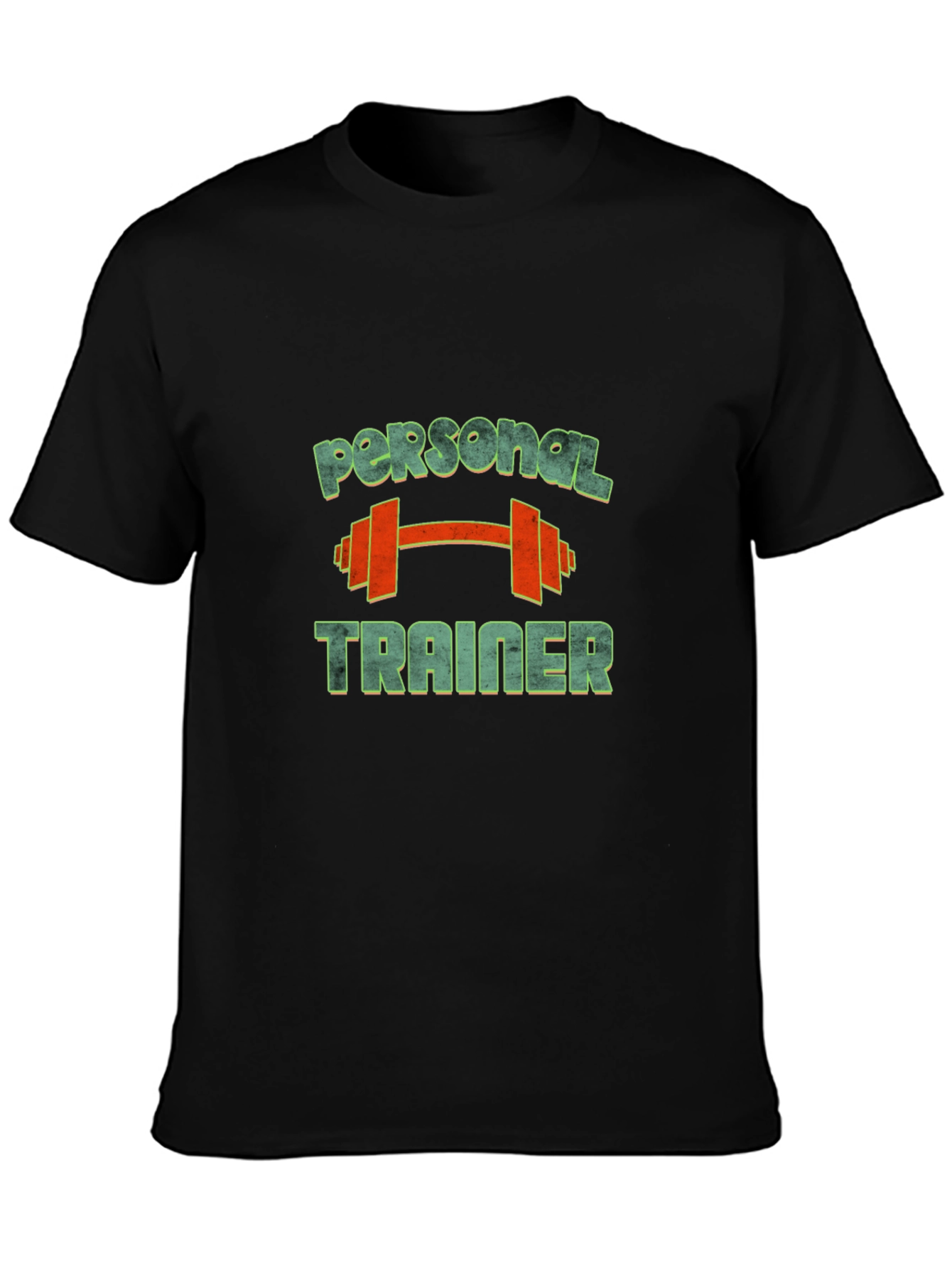 Camiseta Hombre Negra Personal Trainer Gym