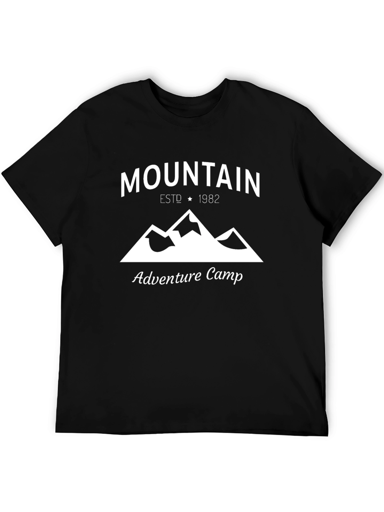 Camiseta Negra Mountain Adventure Camp