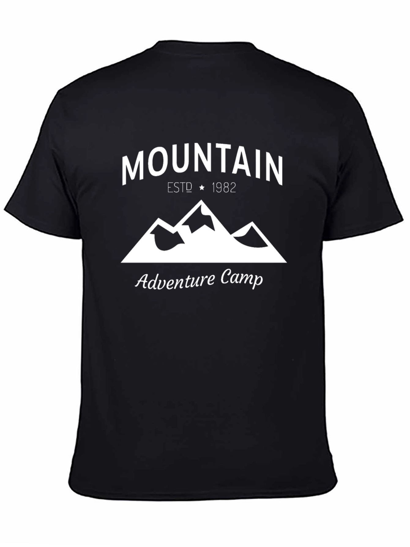 Camiseta Negra Mountain Adventure Camp