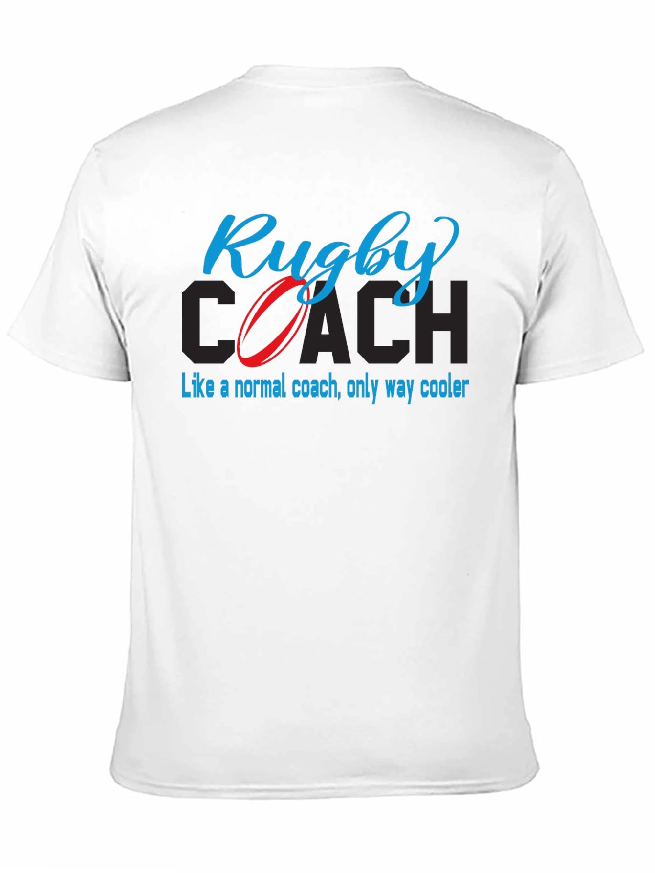 Camiseta Negra Rugby Coach - Estilo Único