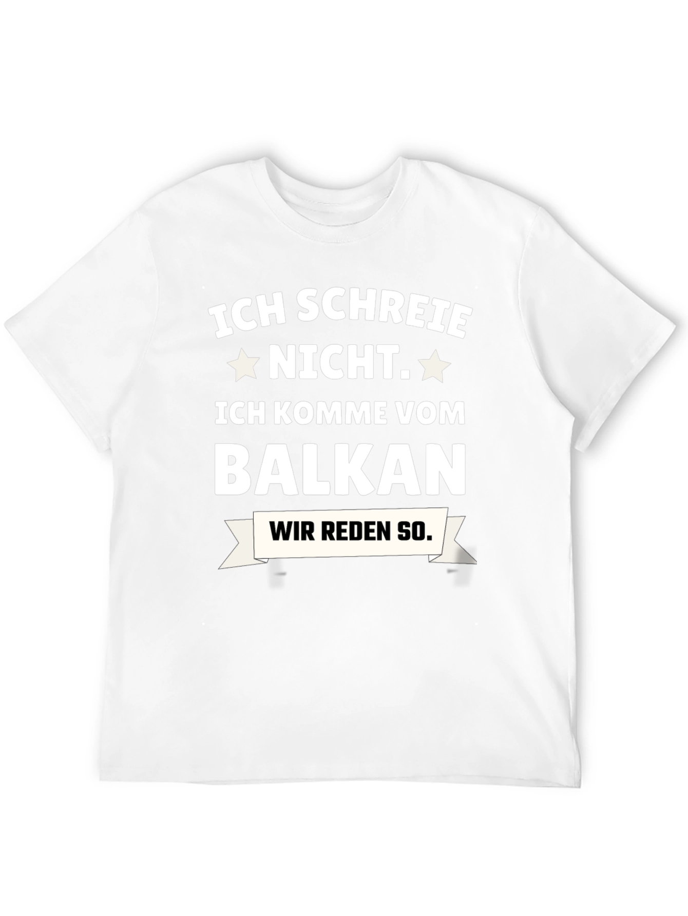 Camiseta Negra: ¡No Grito Soy del Balkan!