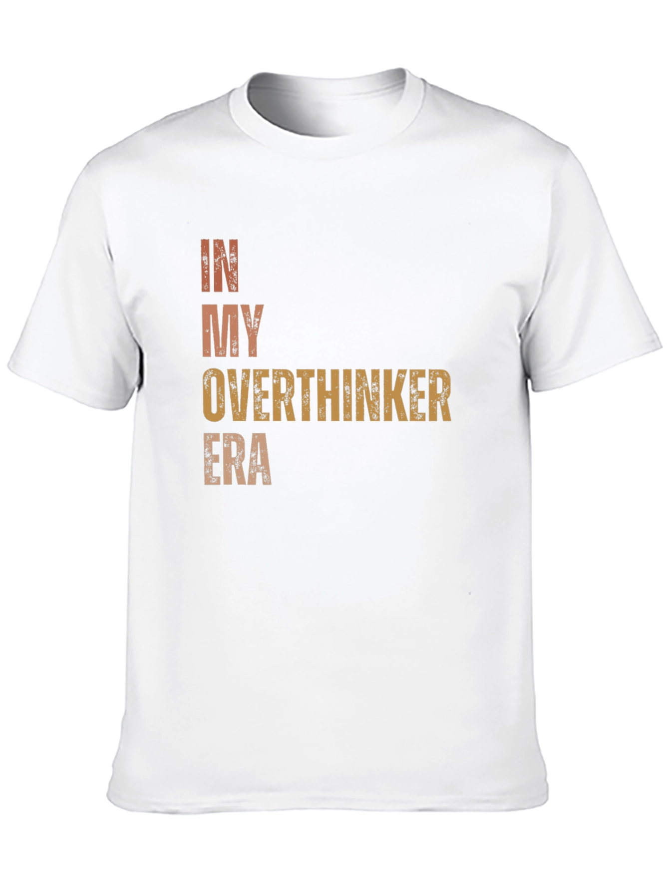 Camiseta Negra In My Overthinker Era Unisex