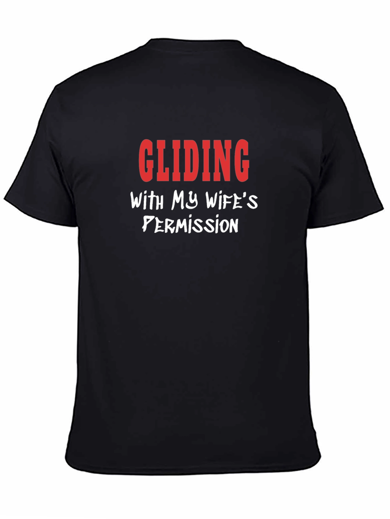 Camiseta Hombre - Deslizándose con permiso de mi esposa