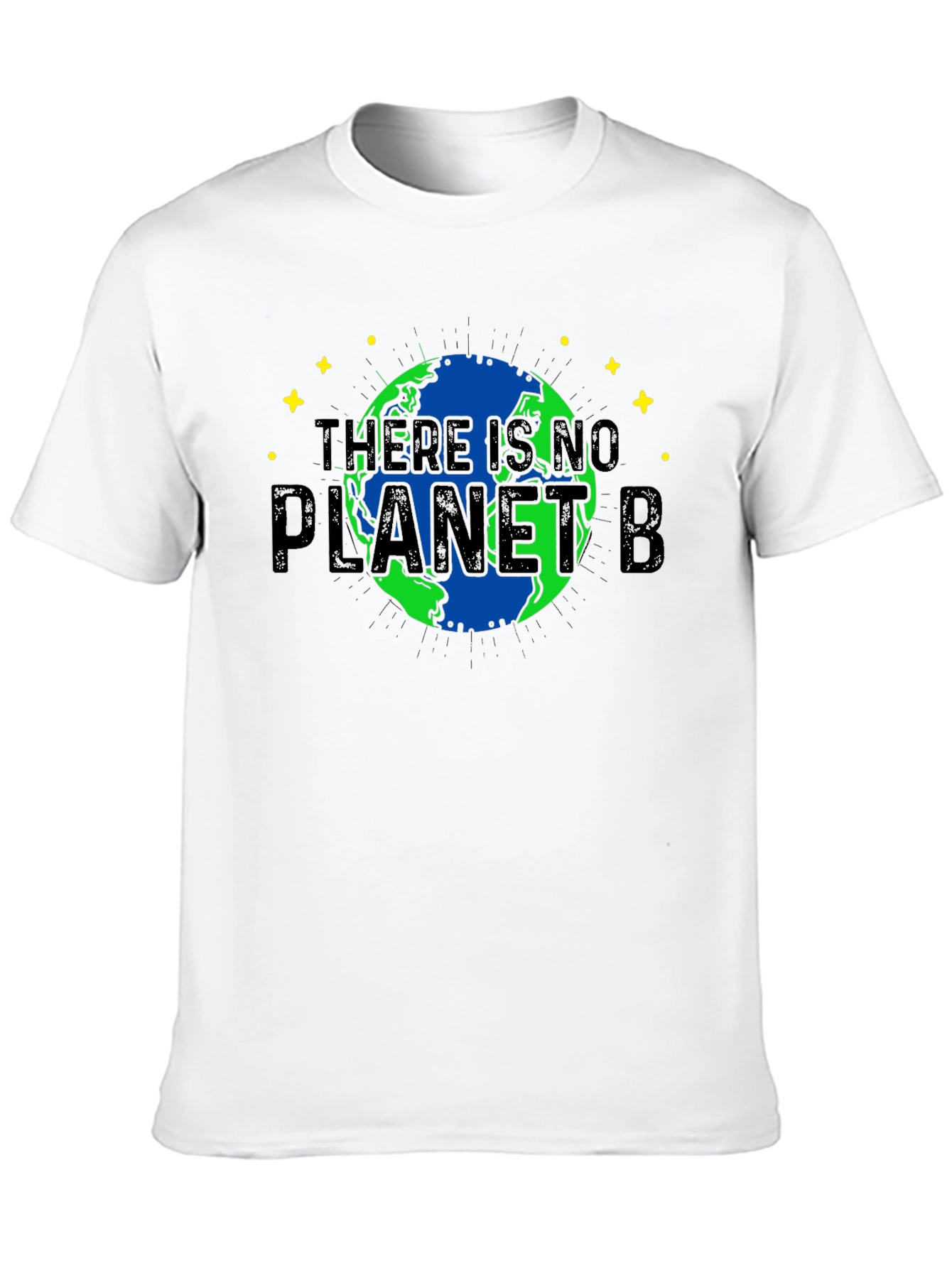 Camiseta Negra No Hay Planeta B para Conciencia Ambiental