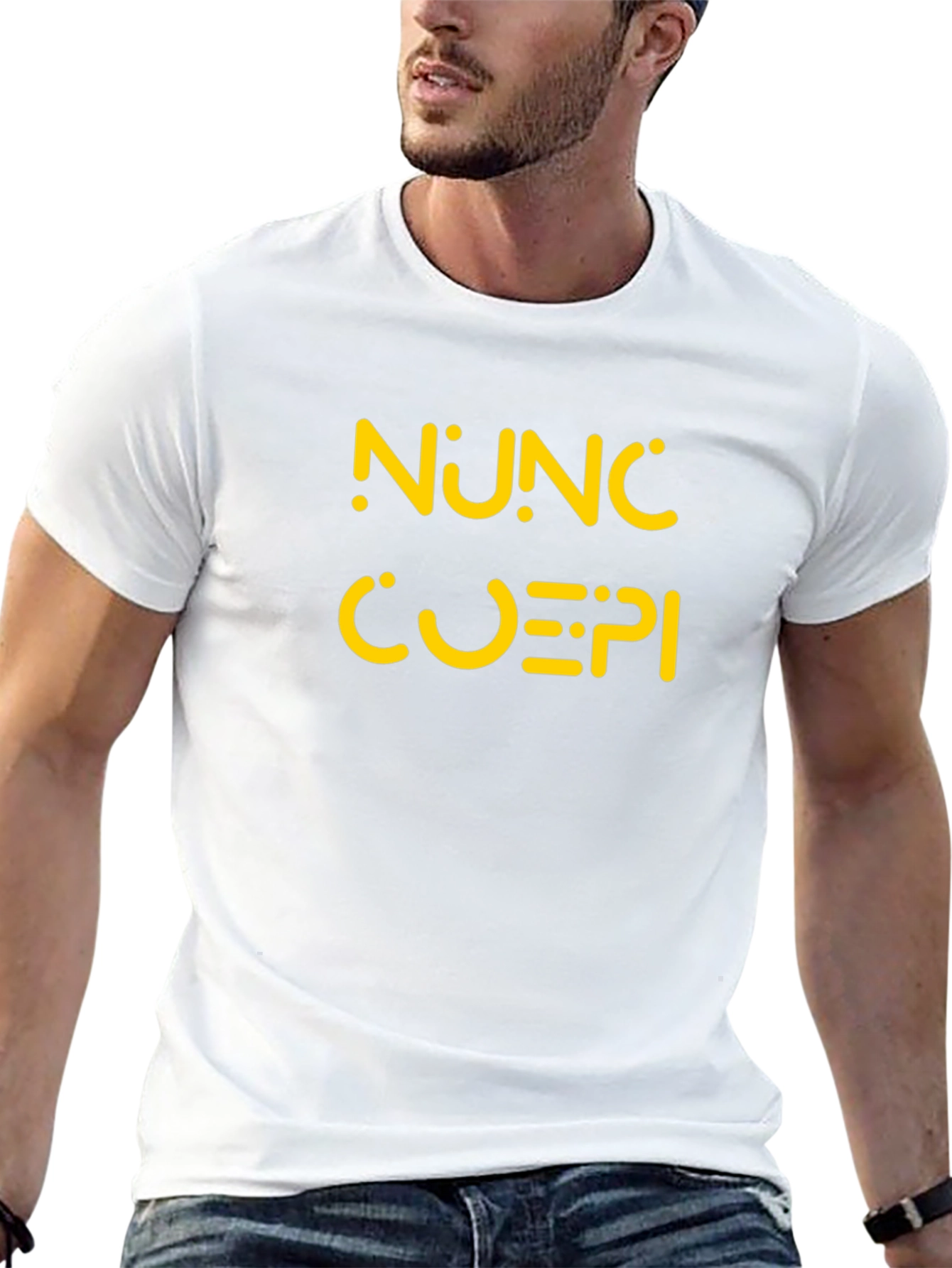Camiseta Negra NUNC CUEPI Diseño Original