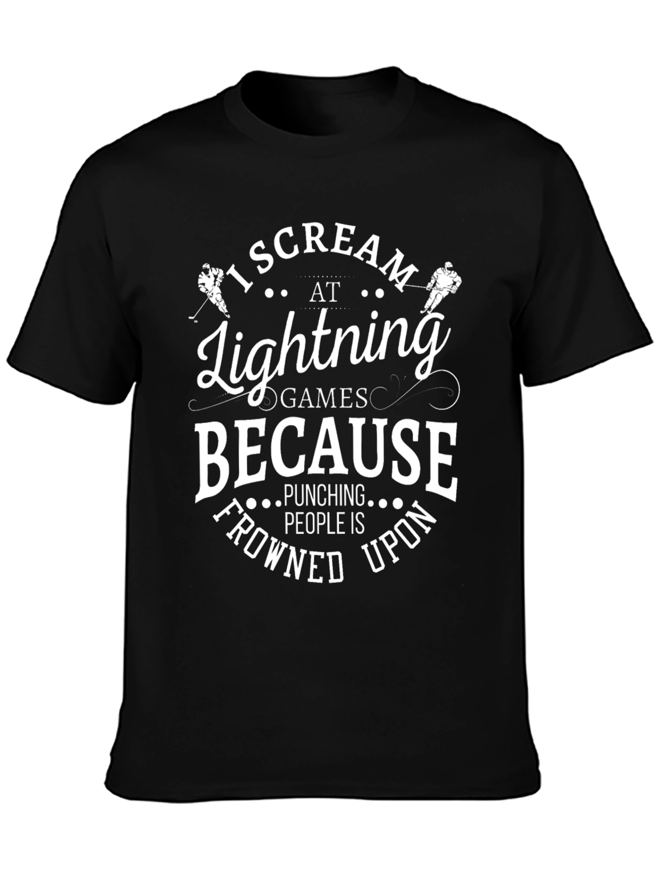Camiseta I Scream At Lightning Games