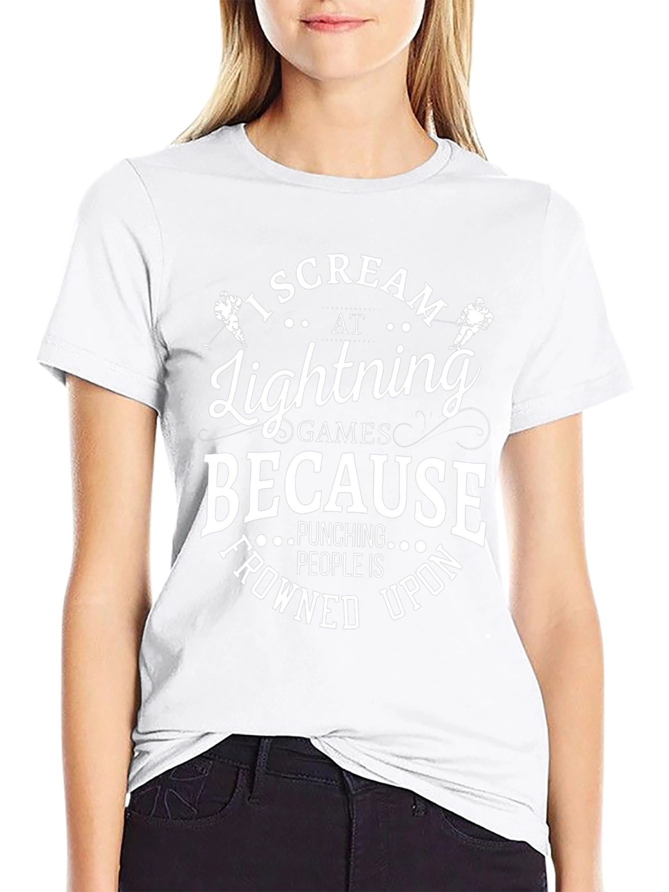 Camiseta I Scream At Lightning Games