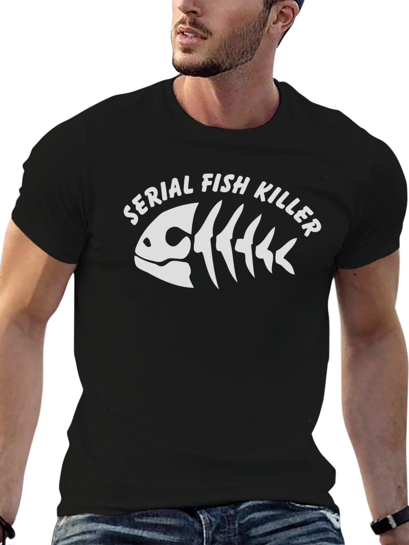 Camiseta Negra Serial Fish Killer