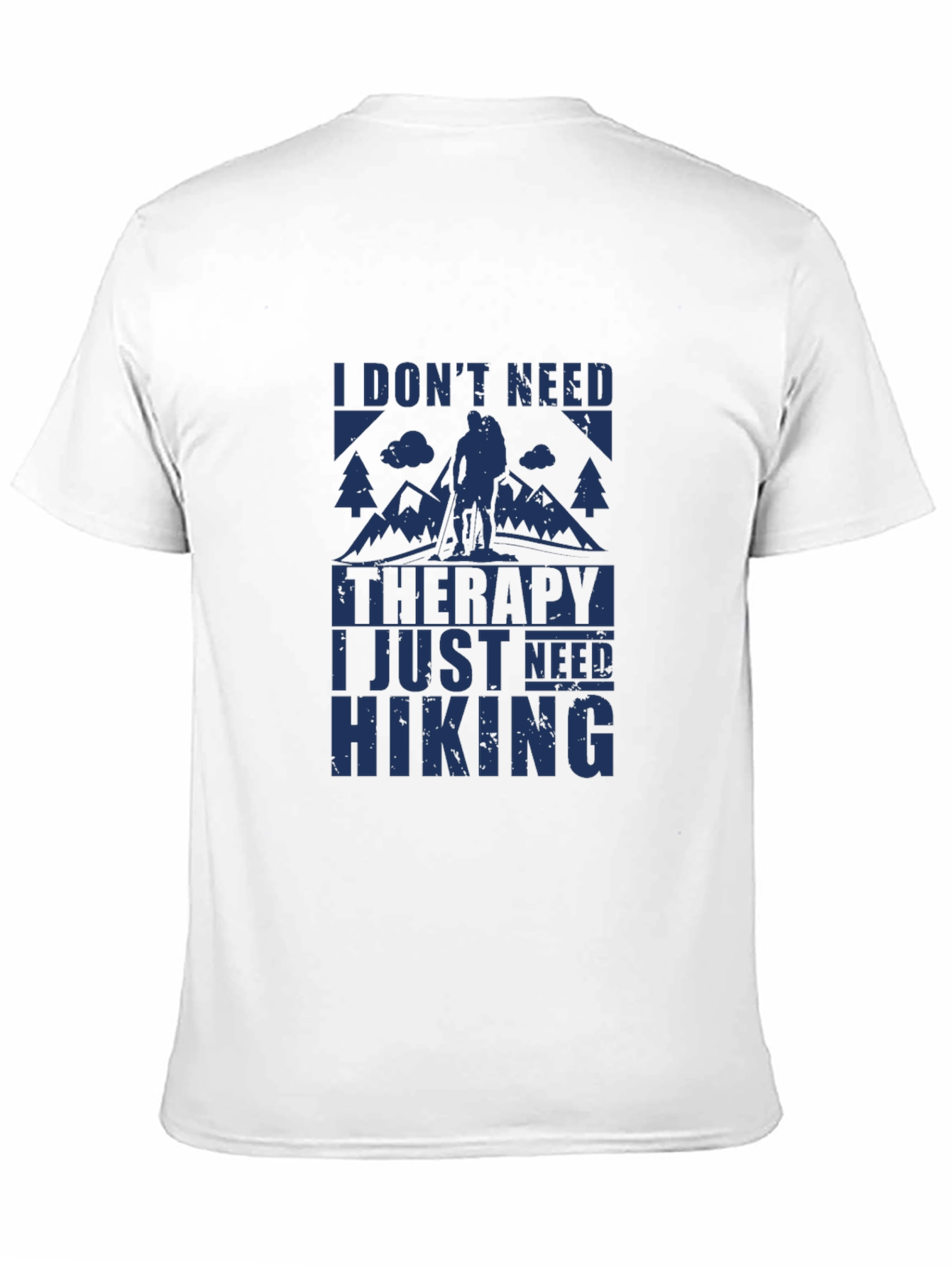 Camiseta Negra I Need Hiking para Aventura