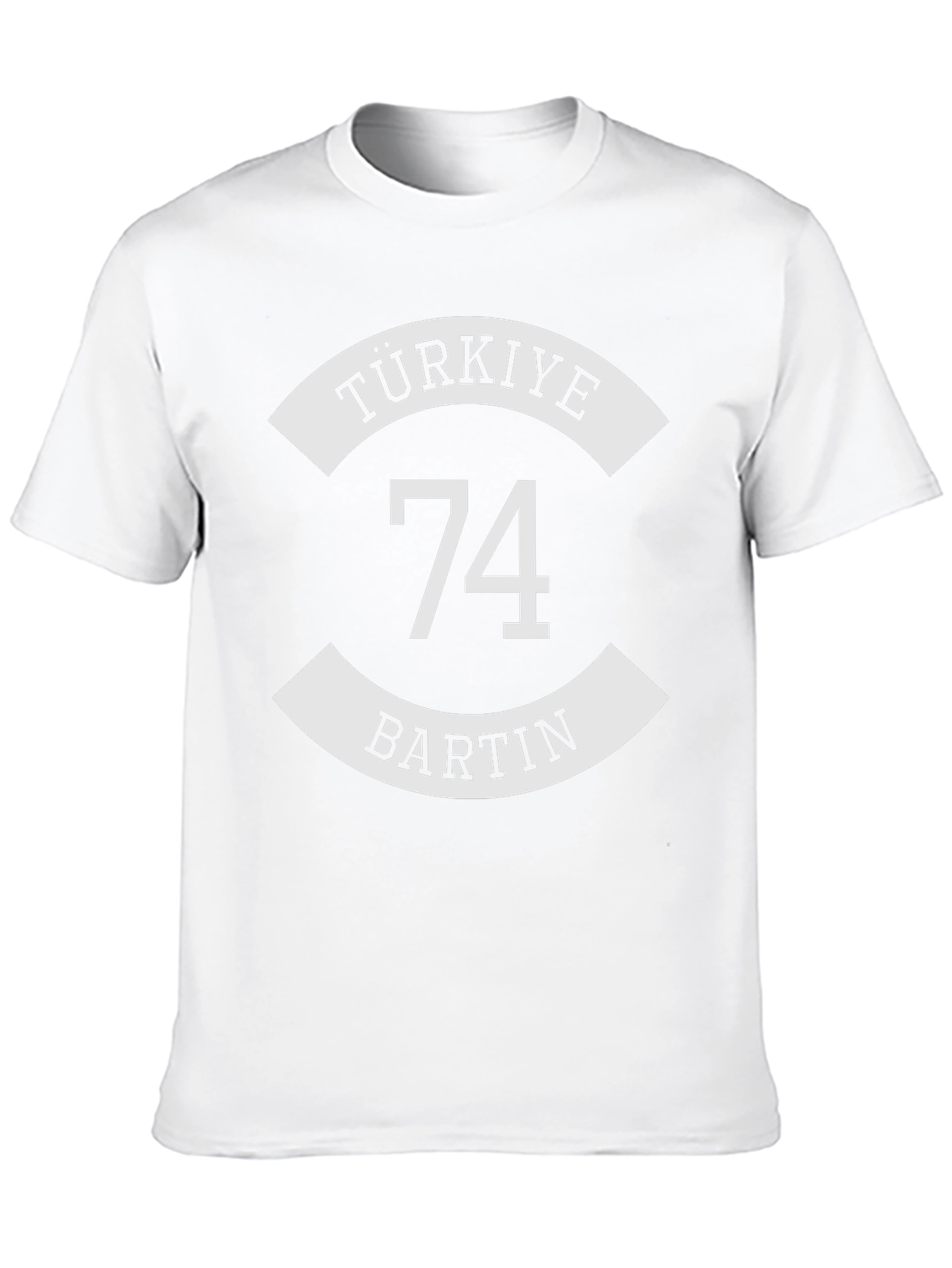 Camiseta Negra Türkiye Bartin 74