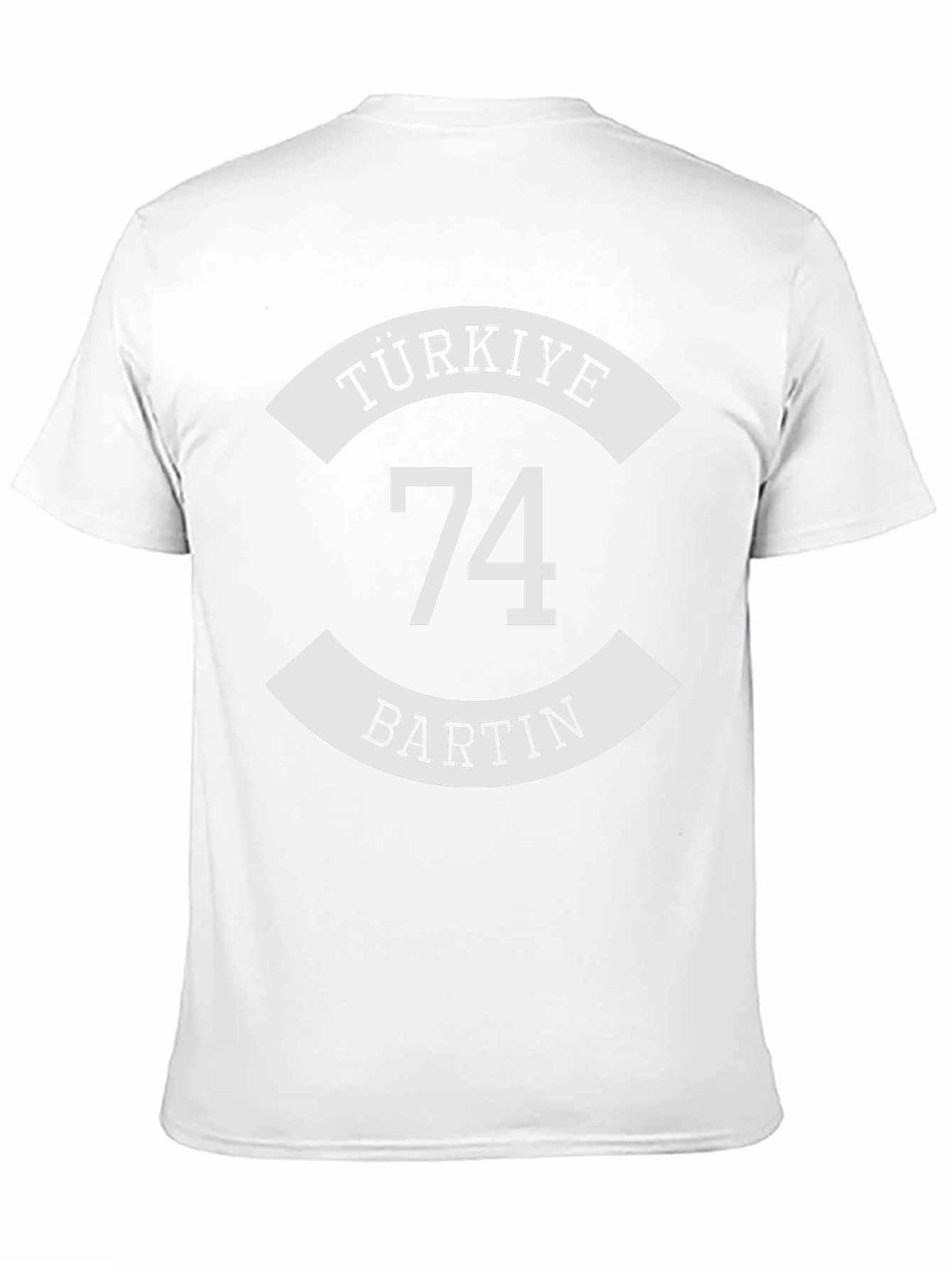 Camiseta Negra Türkiye Bartin 74