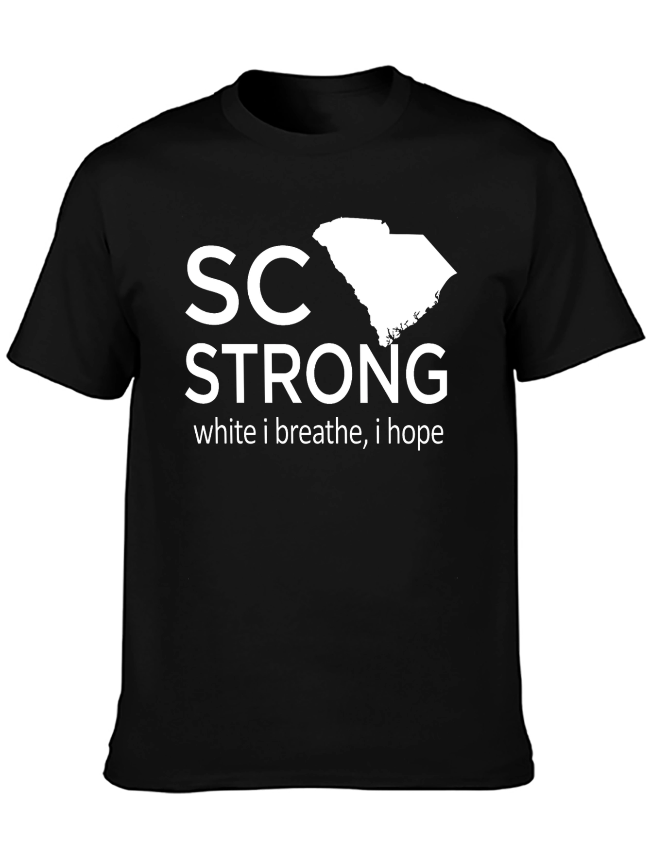 Camiseta Negra SC Strong Solidaridad Carolina del Sur