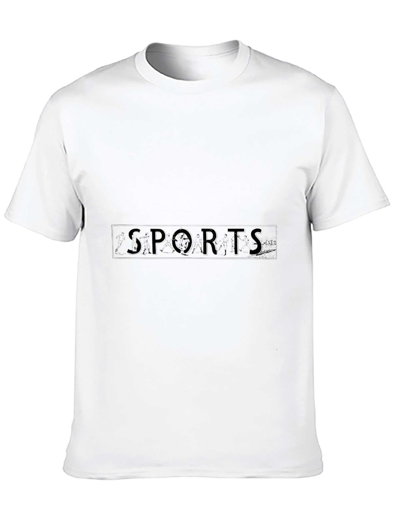 Camiseta Negra Hombre Sports