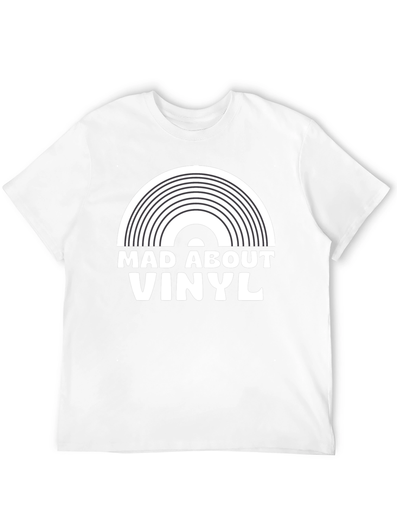 Camiseta Negra Mad About Vinyl